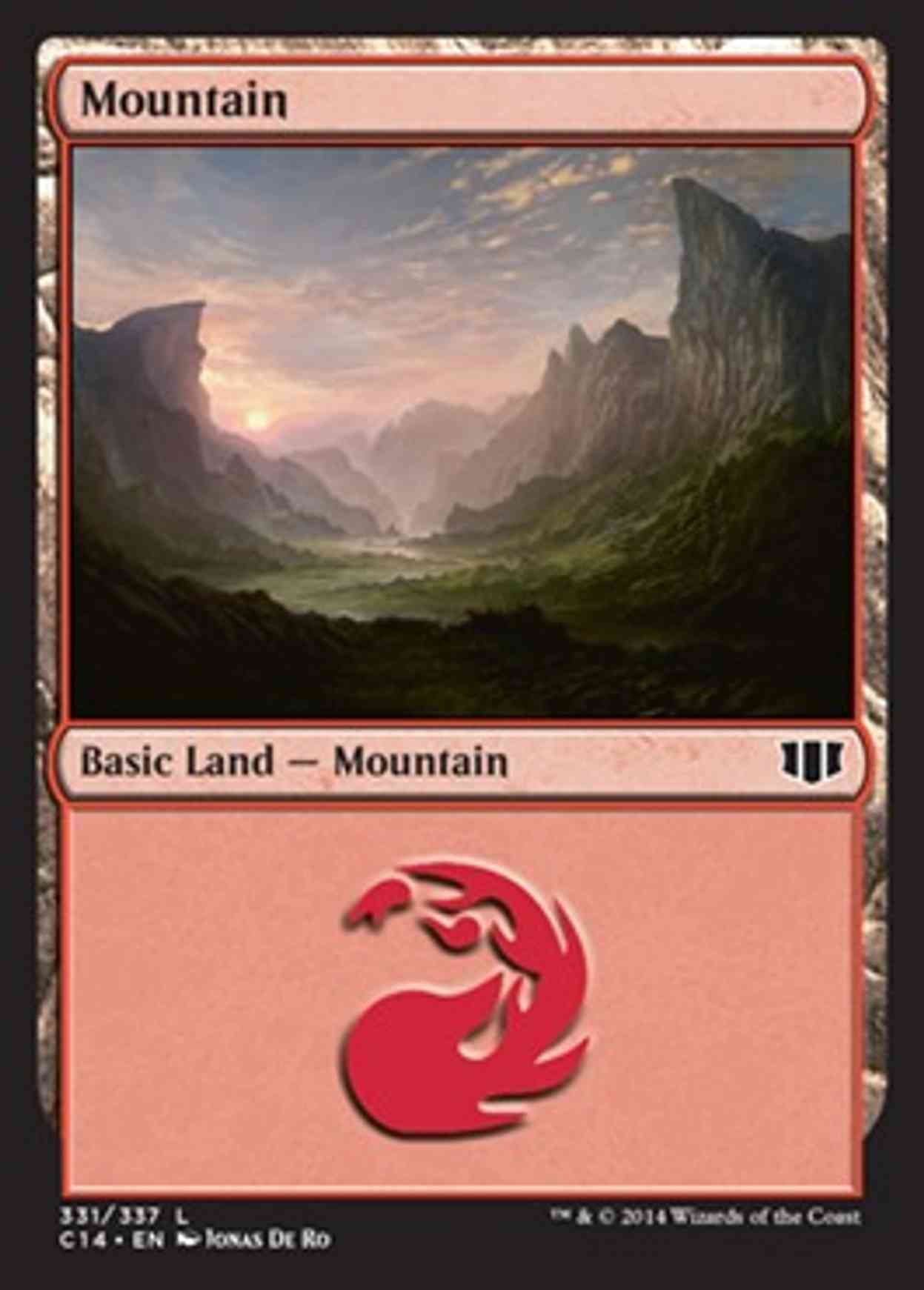 Mountain (331) magic card front