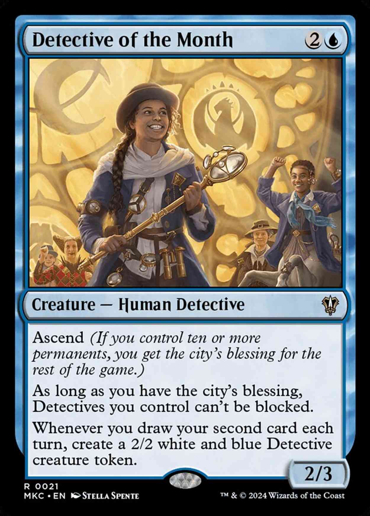 Detective of the Month magic card front