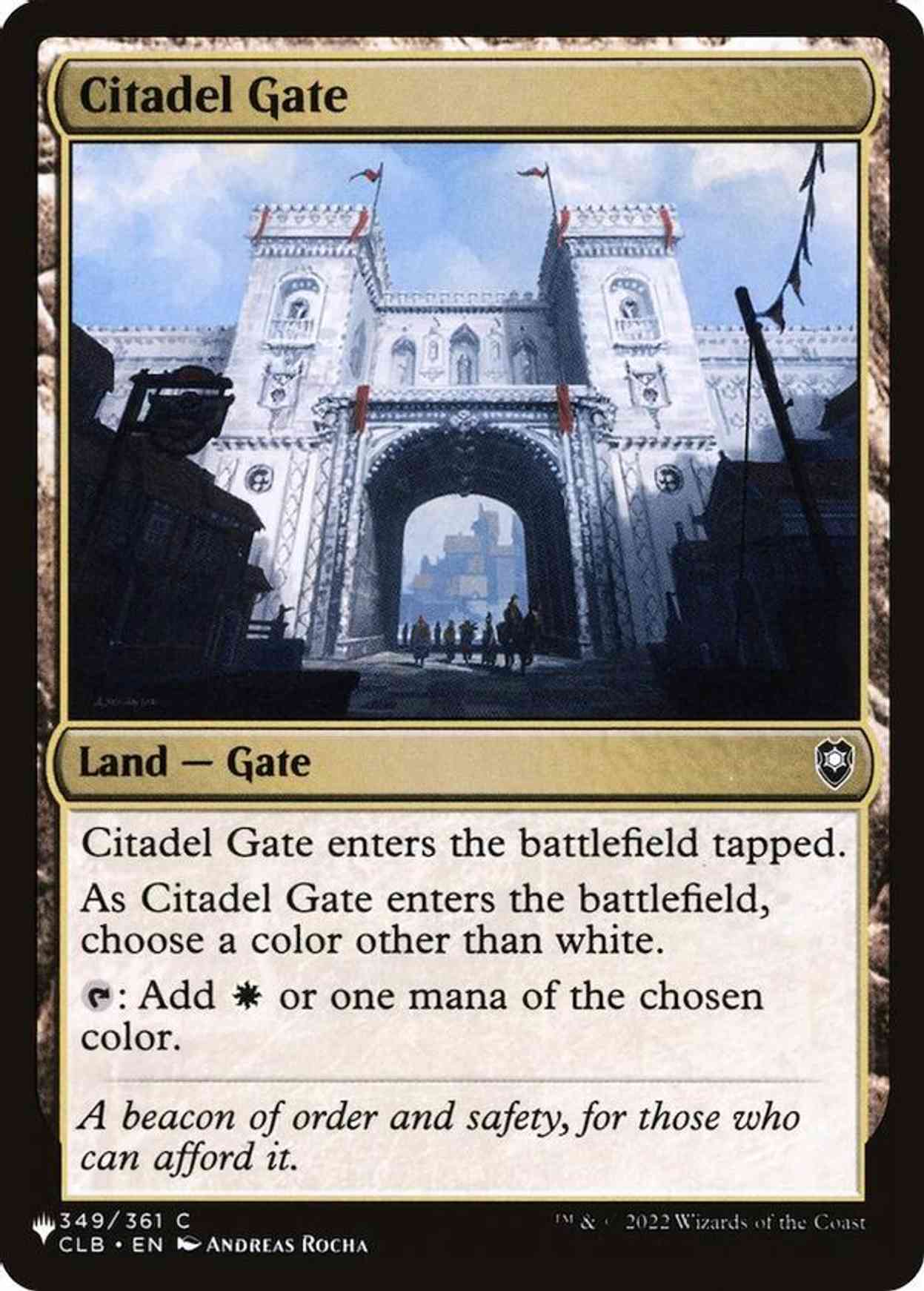 Citadel Gate magic card front