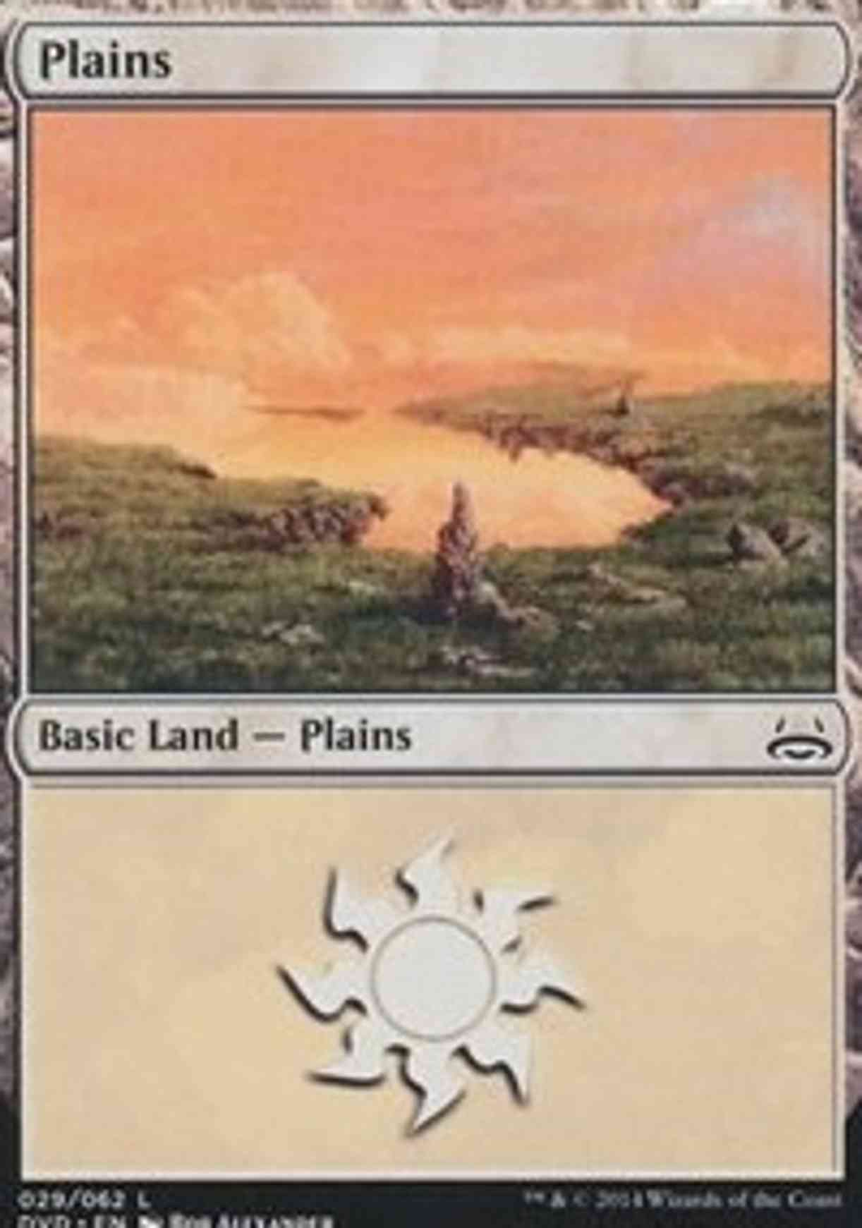 Plains (29) (Divine vs. Demonic) magic card front