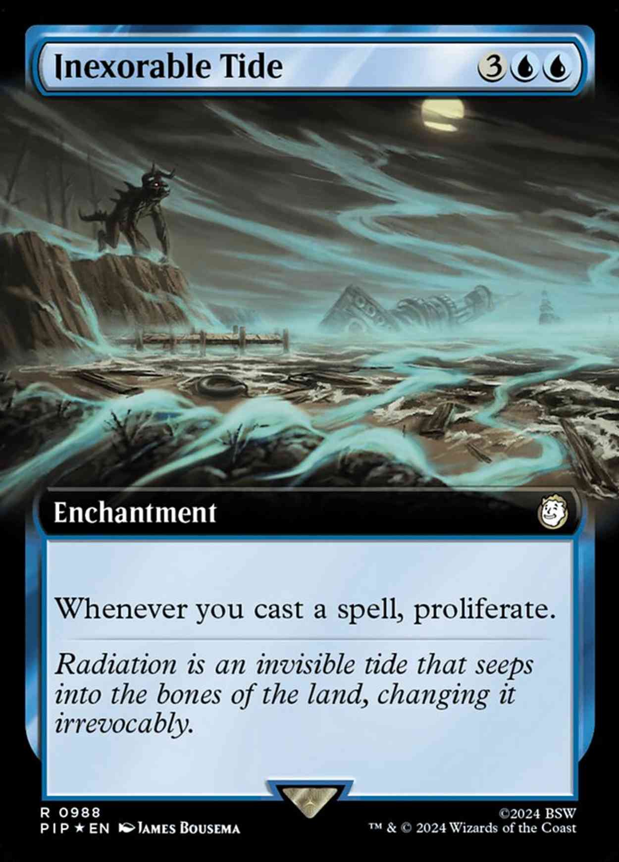 Inexorable Tide (Extended Art) (Surge Foil) magic card front