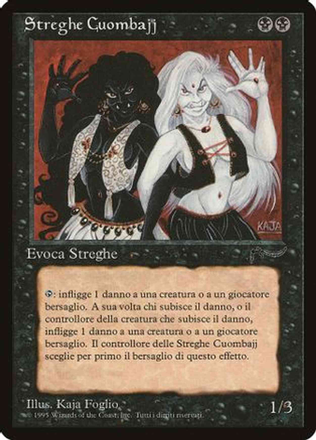Cuombajj Witches (Italian) - "Streghe Cuomabajj" magic card front