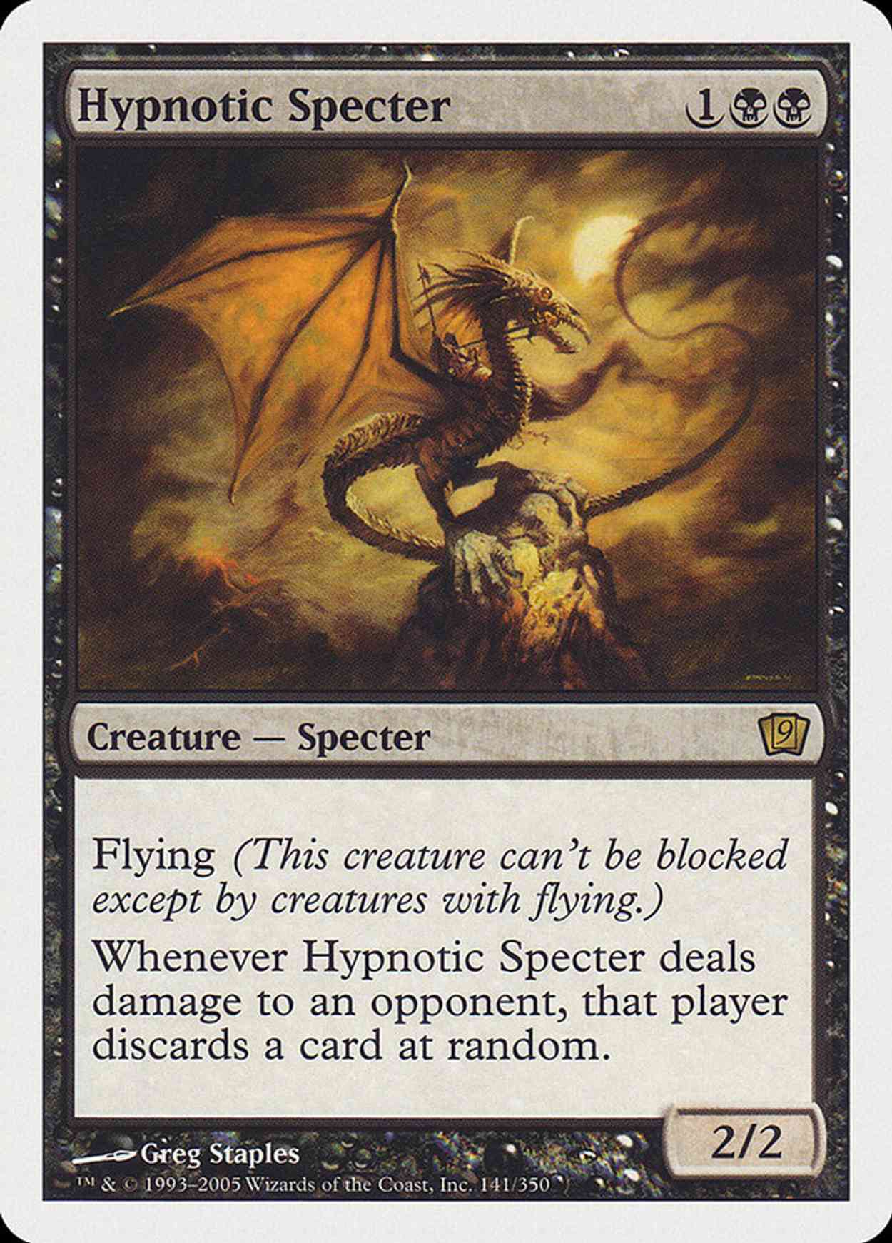 Hypnotic Specter (9th Edition) magic card front