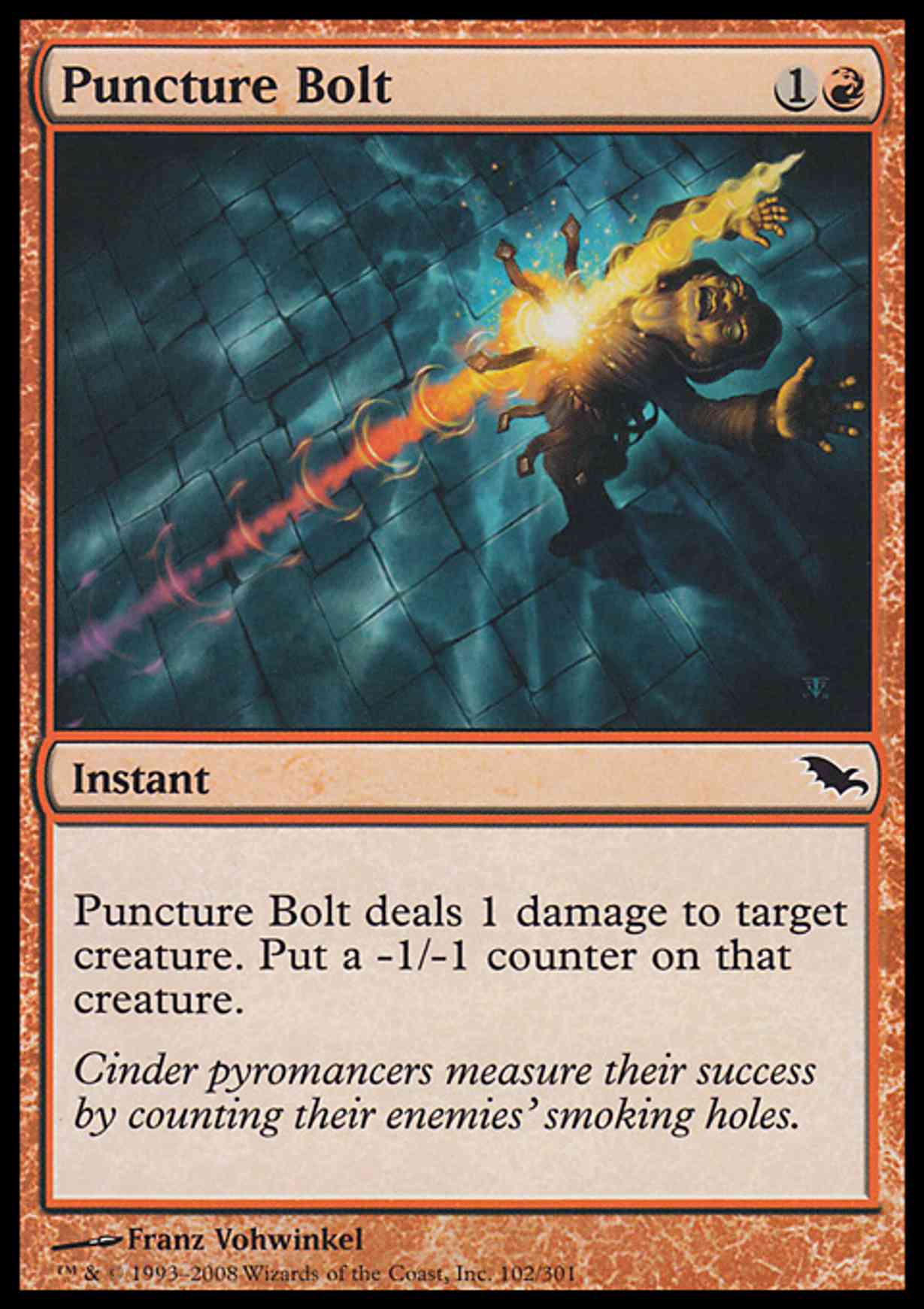 Puncture Bolt magic card front