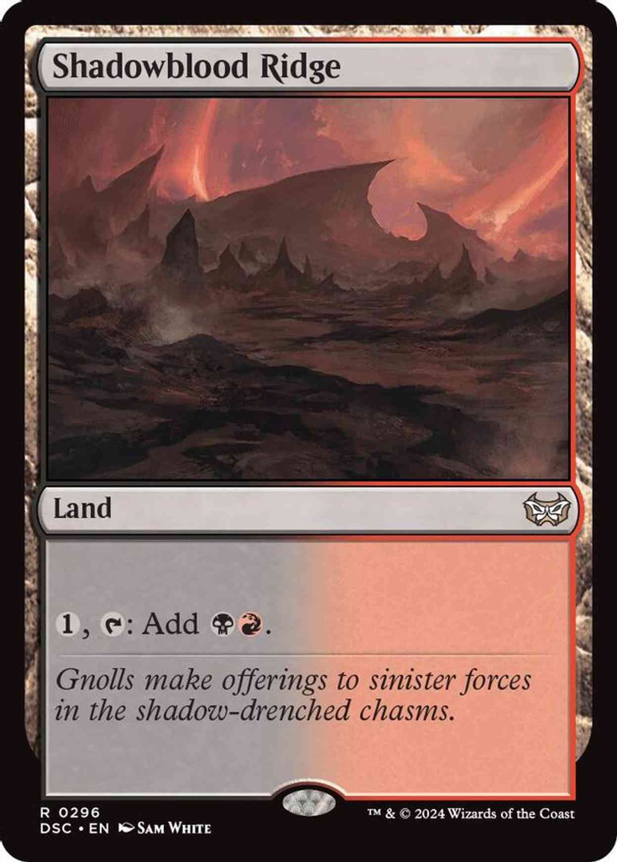 Shadowblood Ridge magic card front