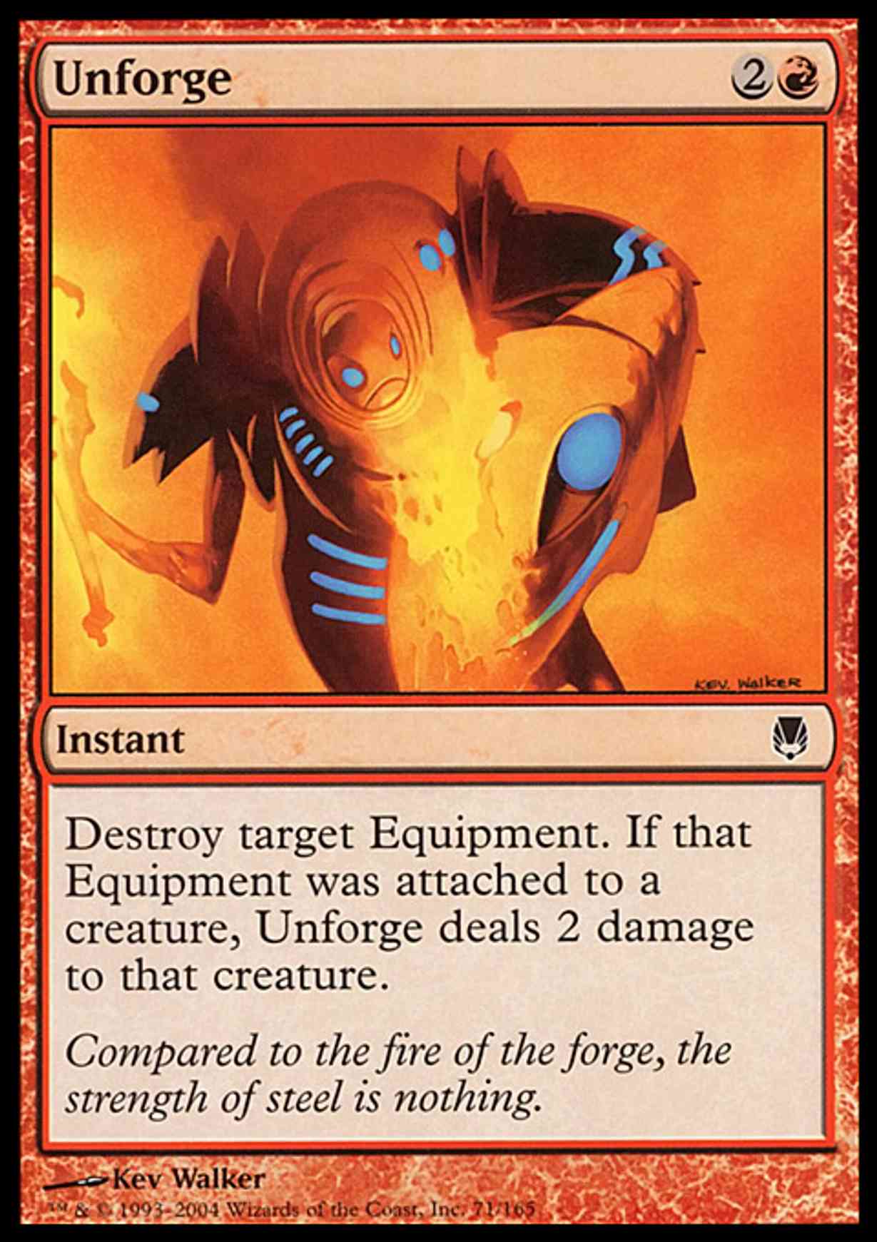 Unforge magic card front
