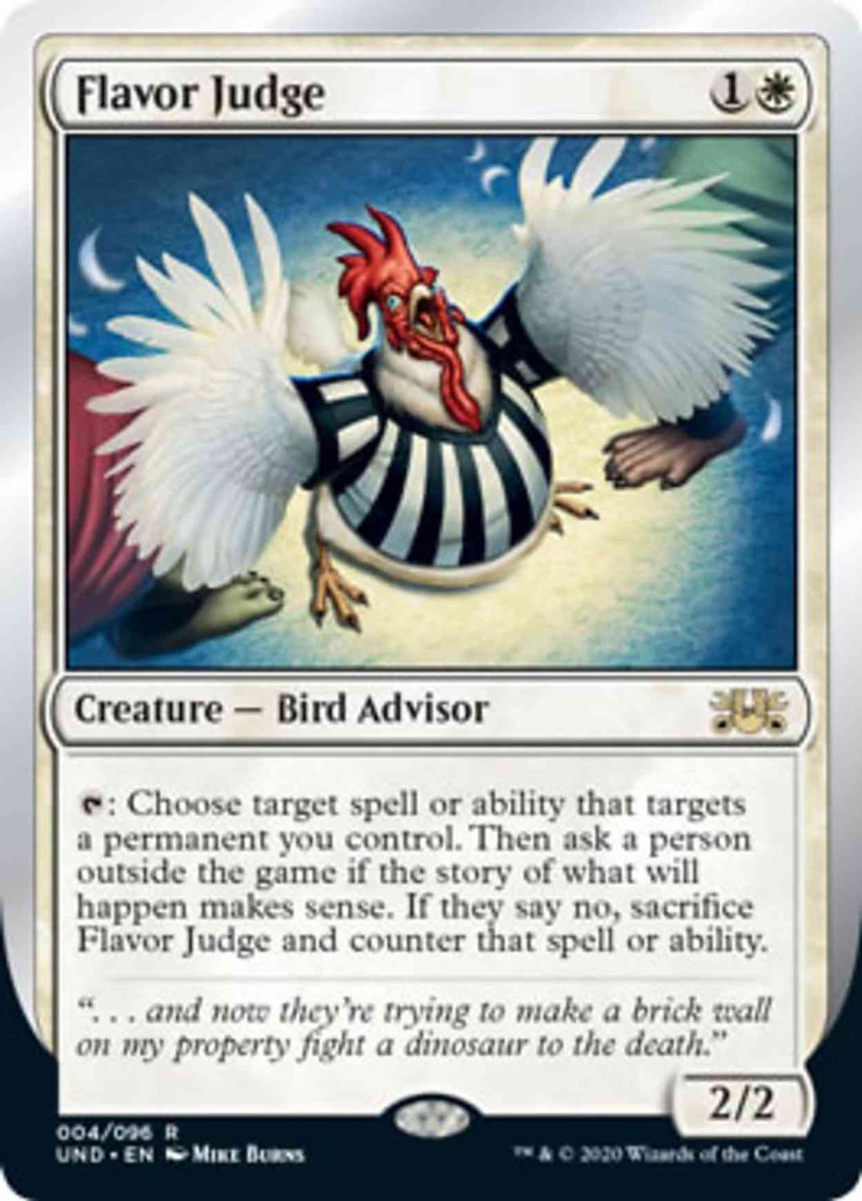 Flavor Judge magic card front