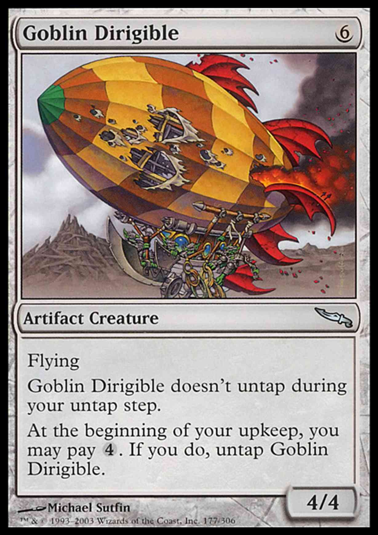 Goblin Dirigible magic card front
