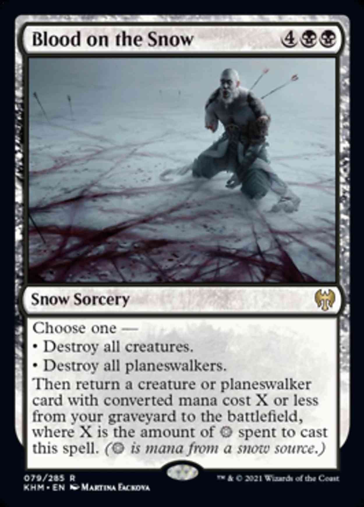 Blood on the Snow magic card front