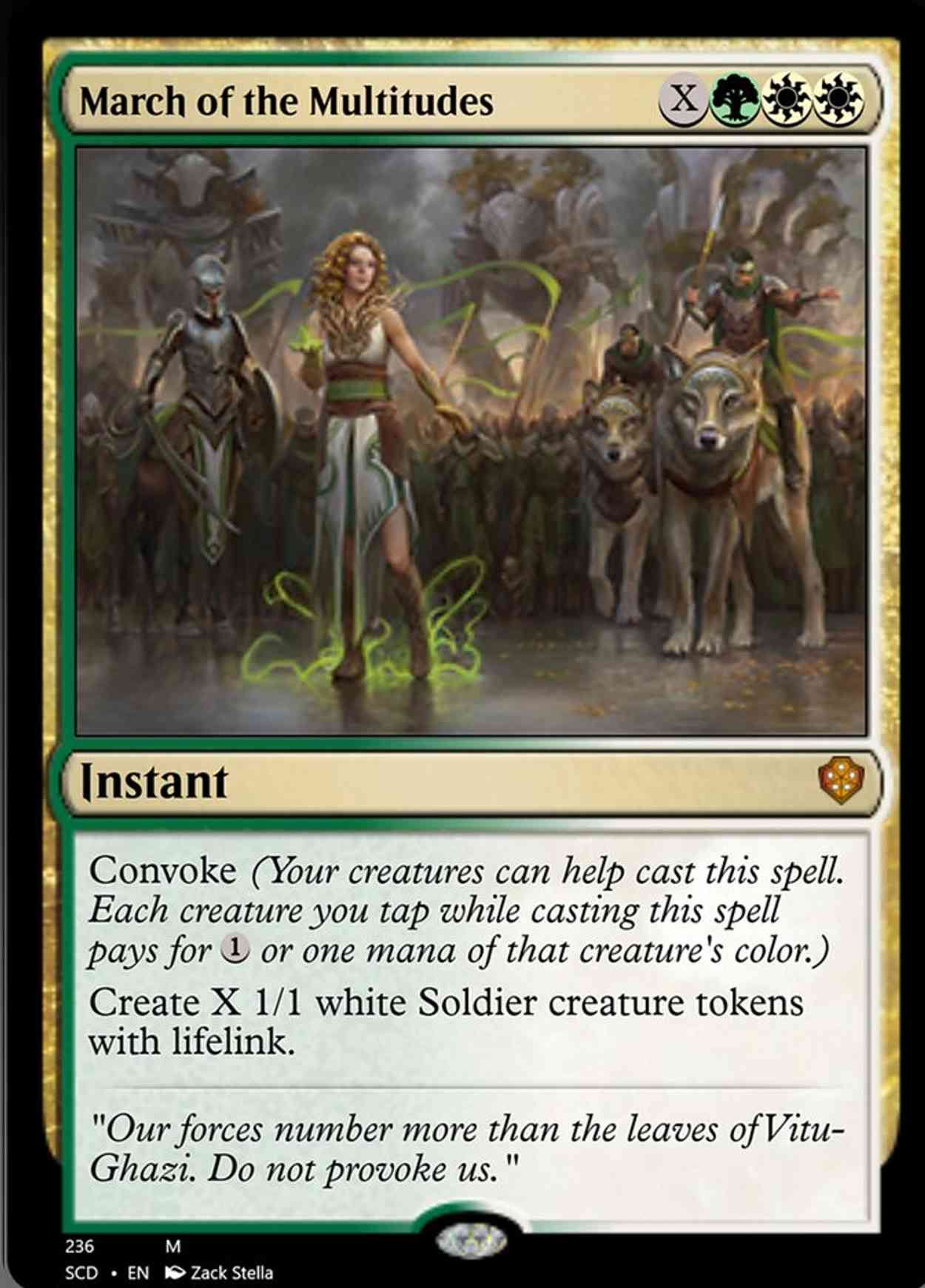 March of the Multitudes magic card front