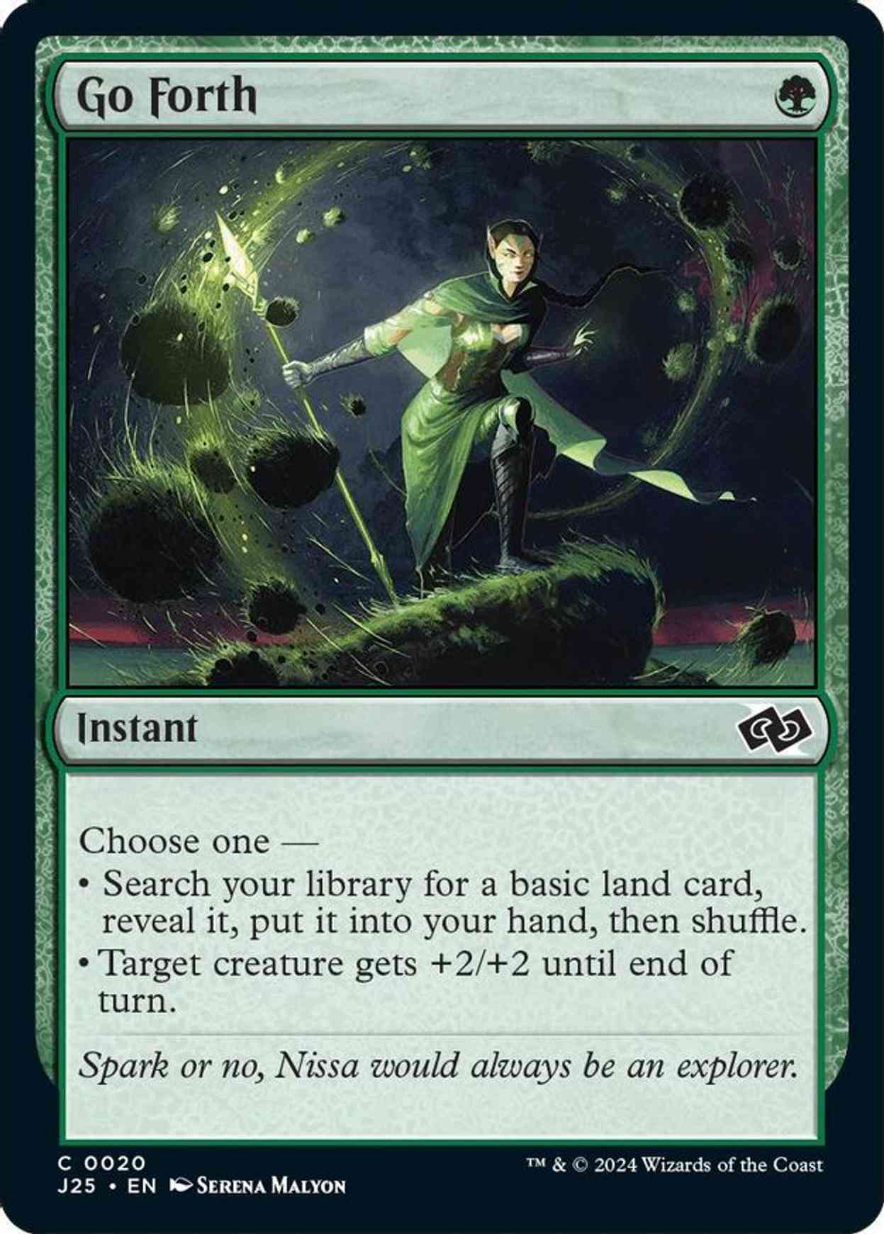 Go Forth magic card front