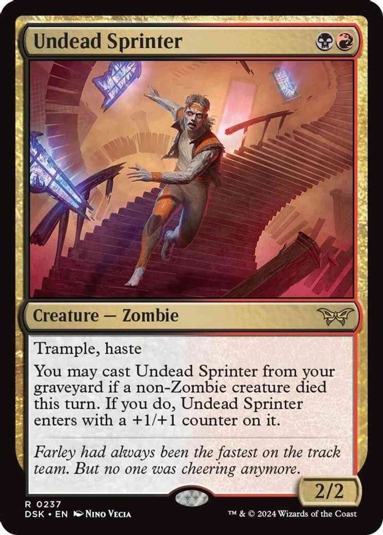 Undead Sprinter magic card front