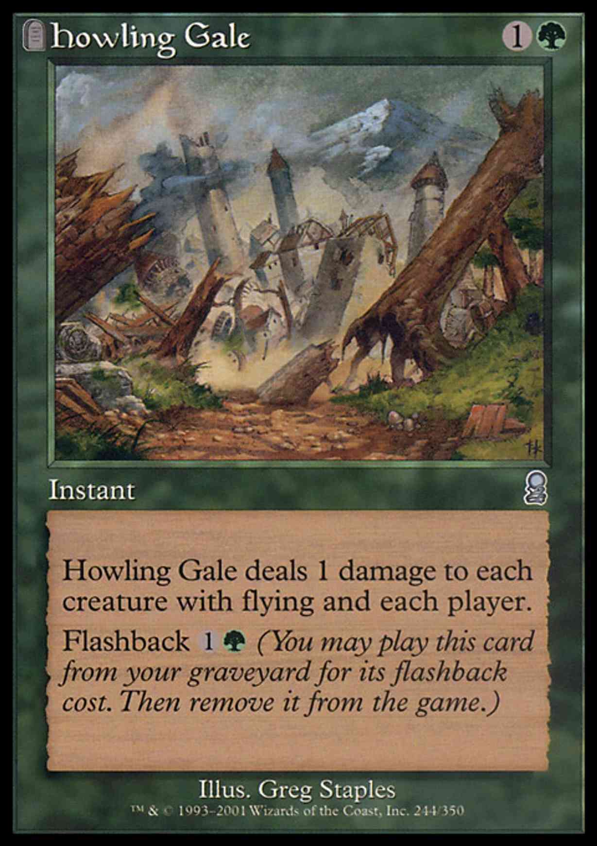 Howling Gale magic card front