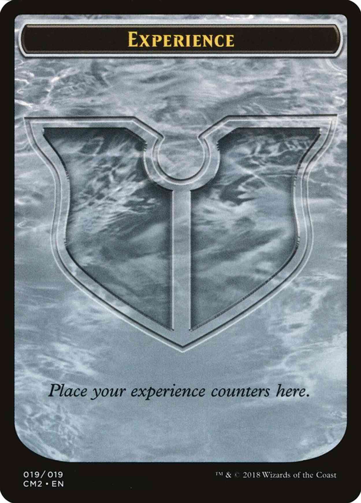 Experience Token magic card front