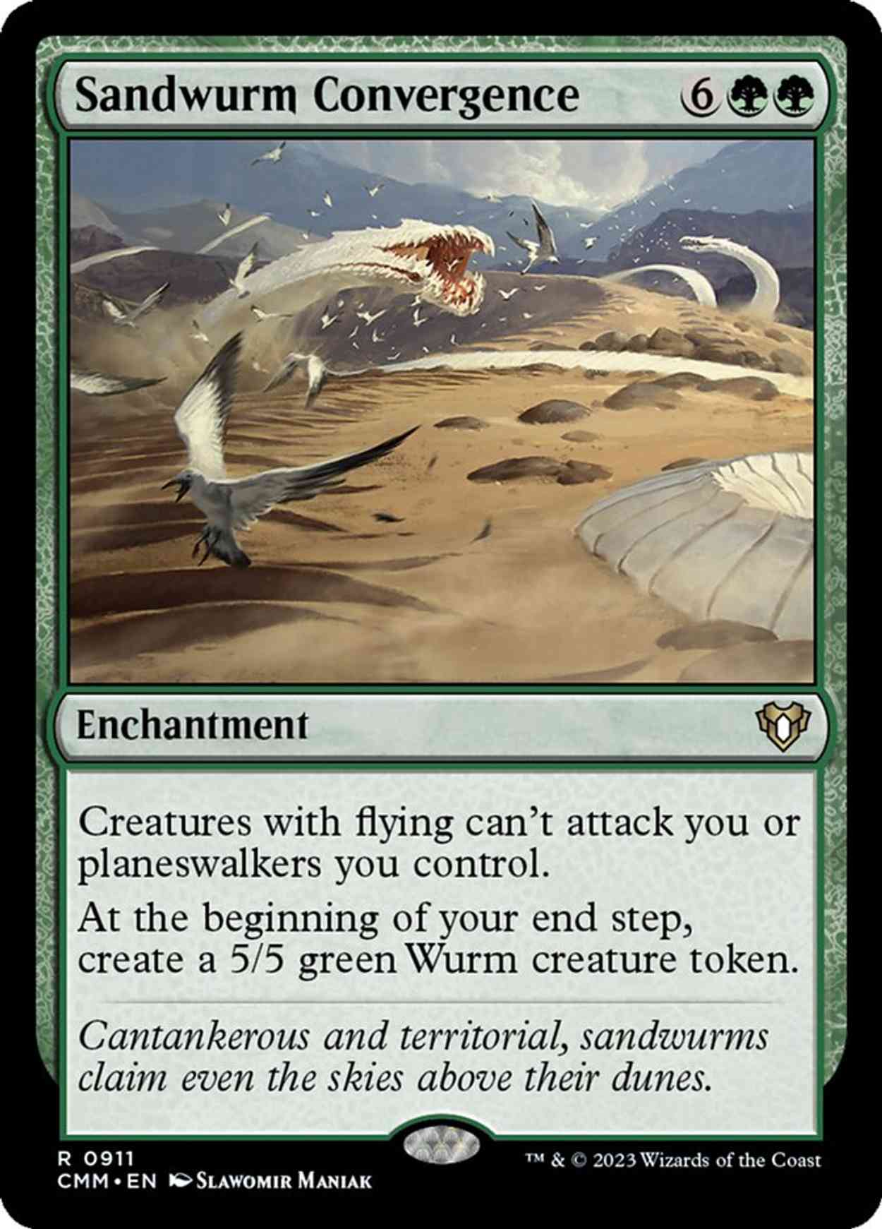 Sandwurm Convergence magic card front