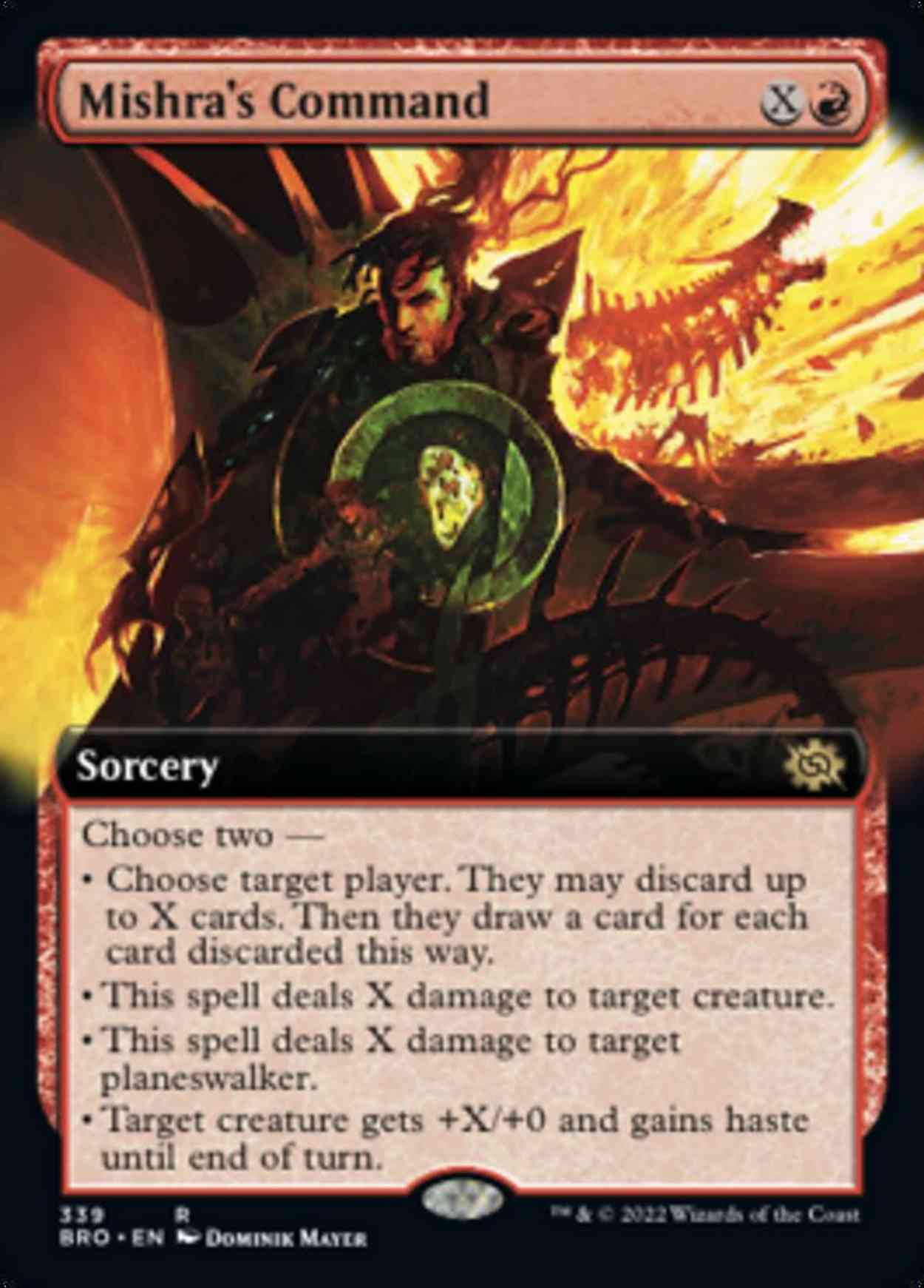 Mishra's Command (Extended Art) magic card front