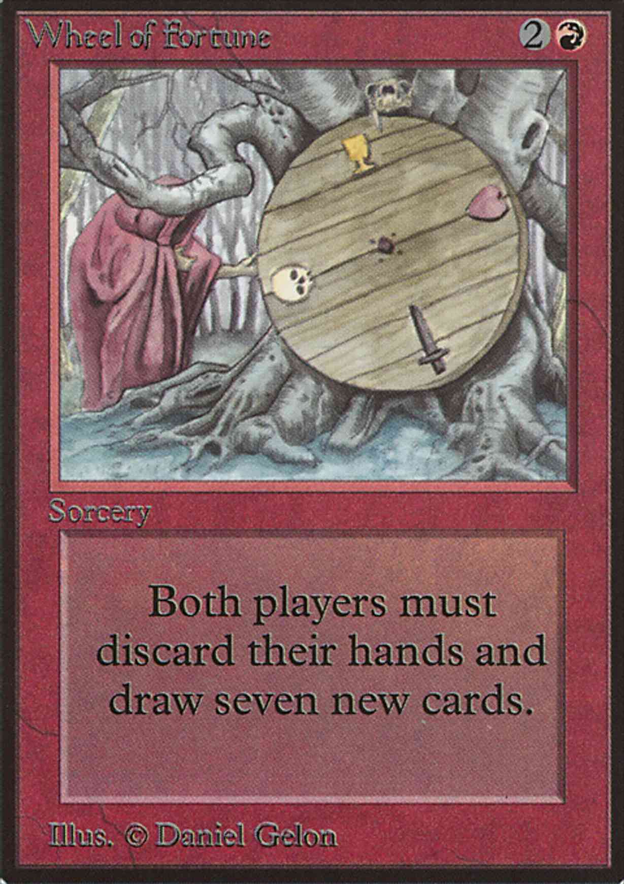 Wheel of Fortune magic card front