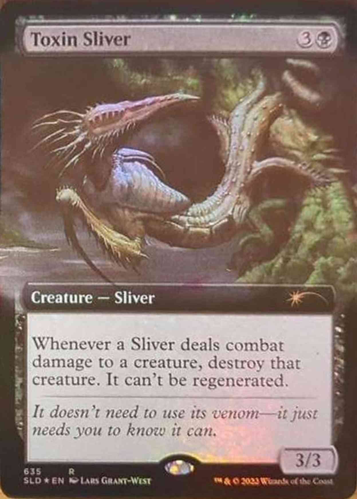 Toxin Sliver (Extended Art) magic card front