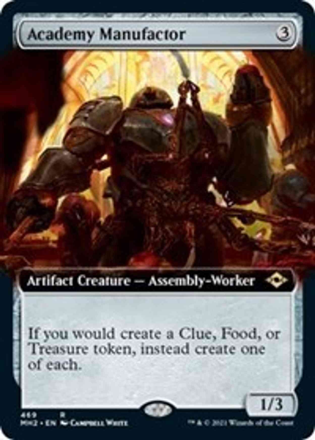 Academy Manufactor (Extended Art) magic card front