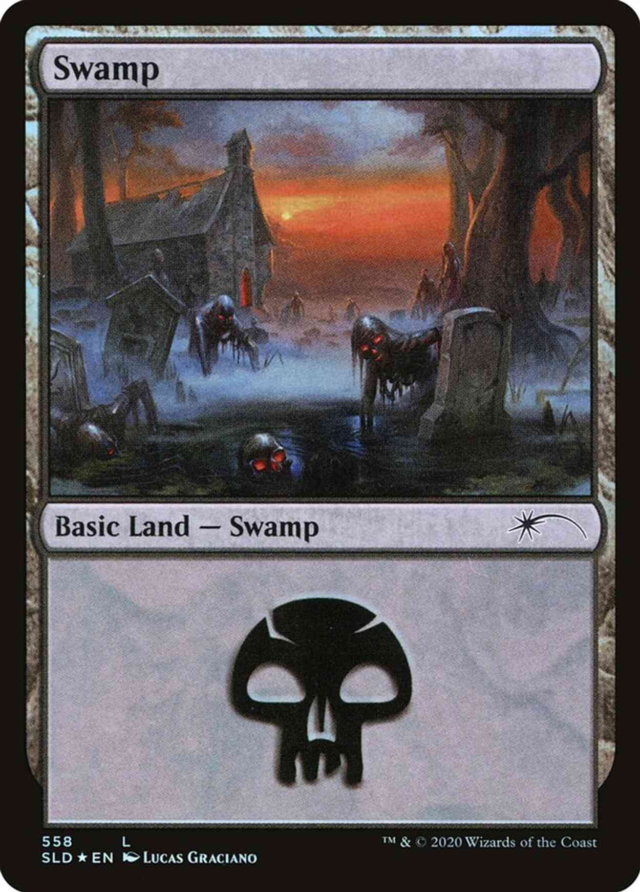 Swamp (558) magic card front