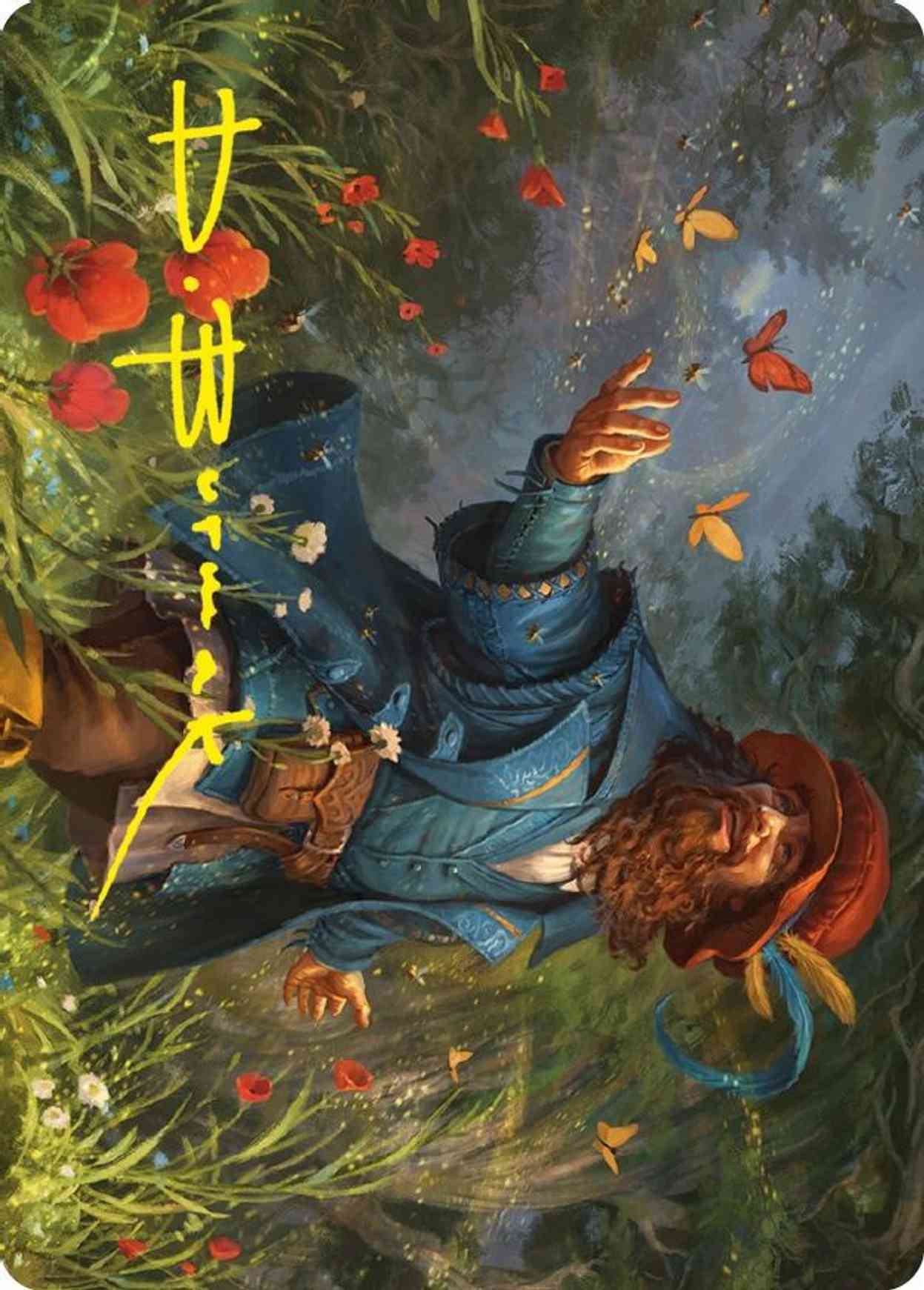 Tom Bombadil Art Card (Gold-Stamped Signature) magic card front
