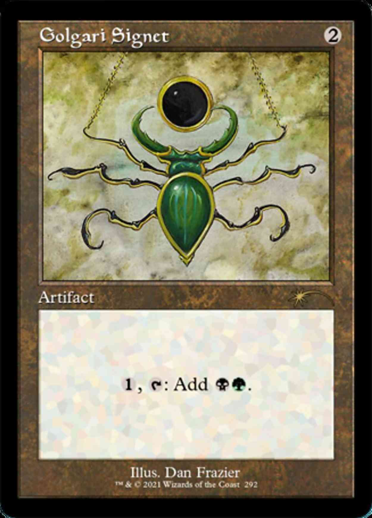 Golgari Signet (Retro Frame) magic card front