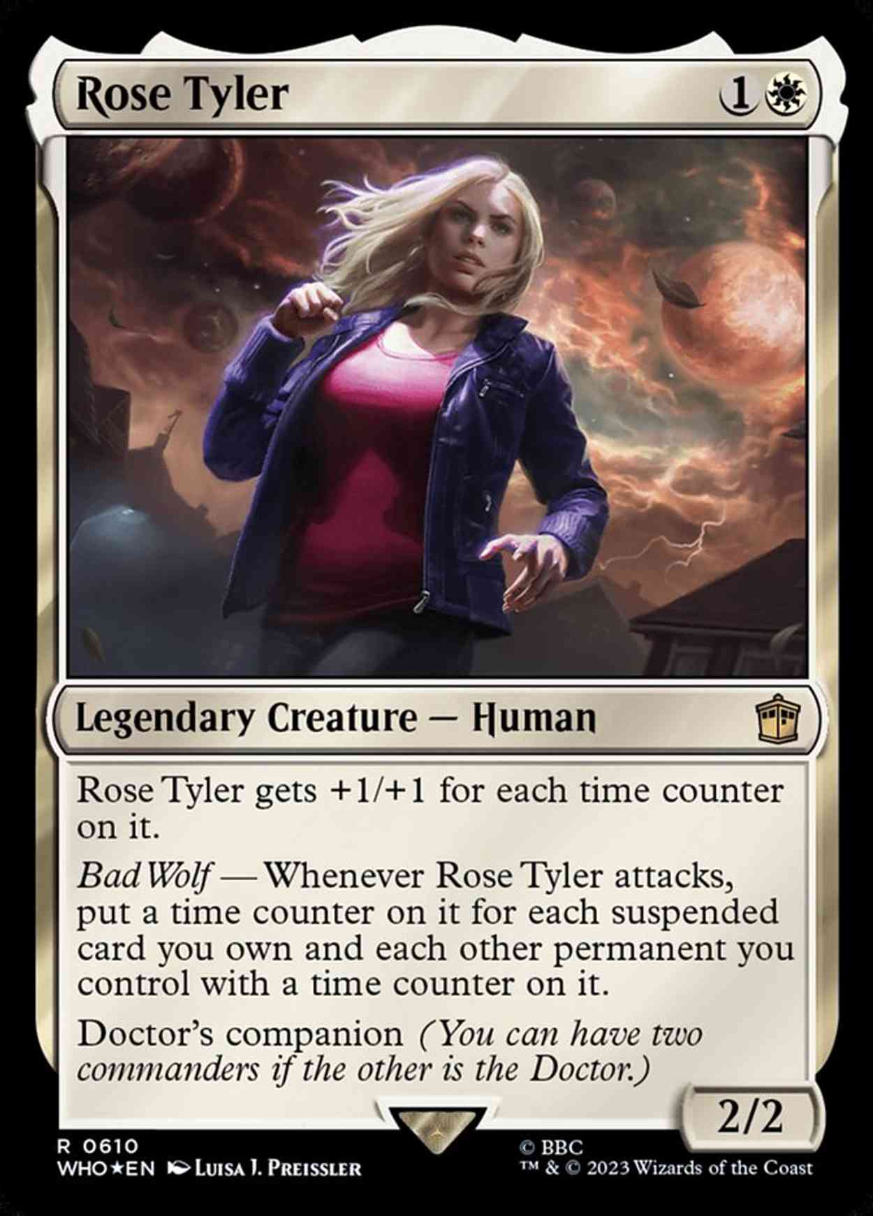 Rose Tyler (Surge Foil) magic card front