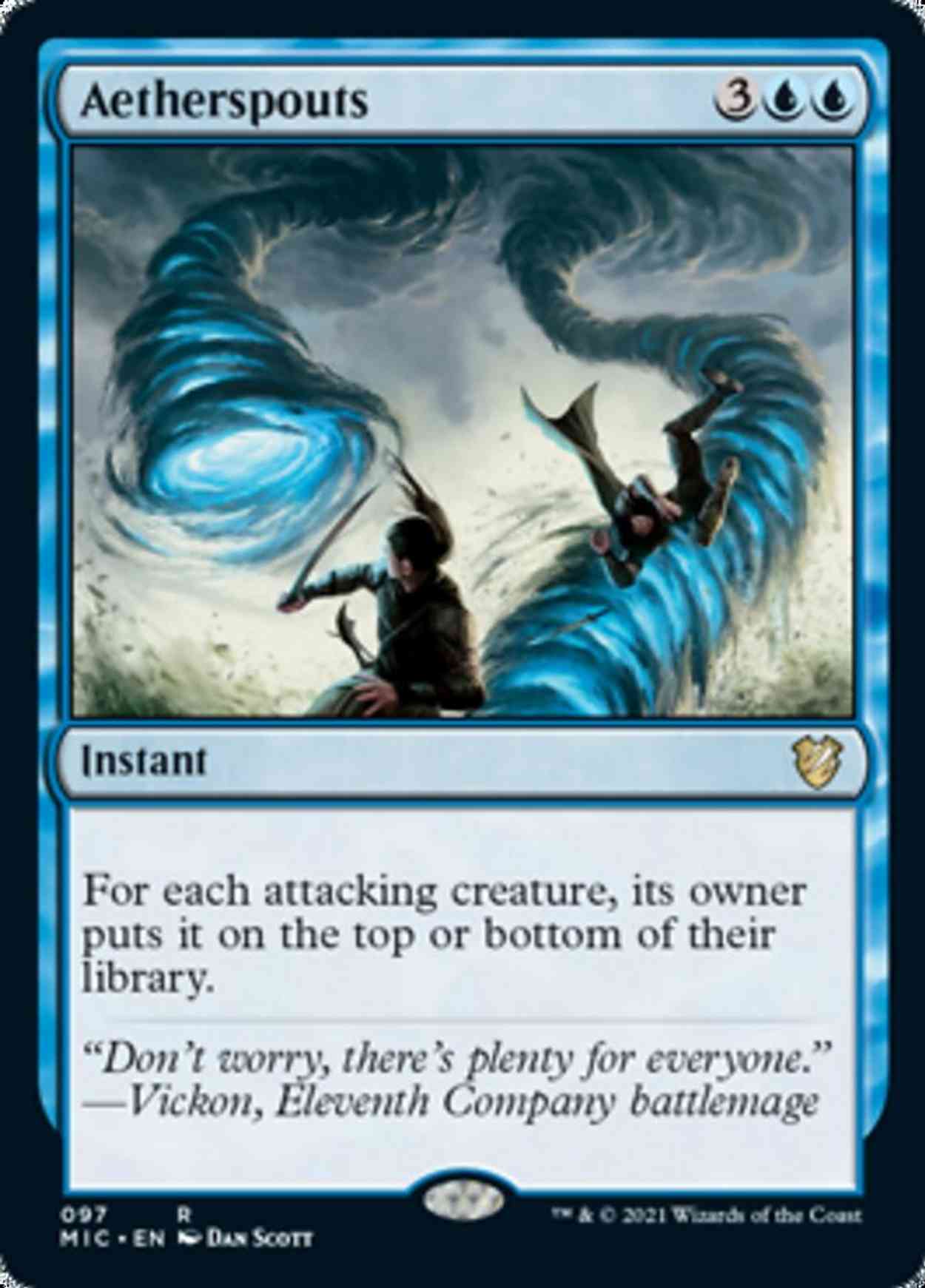 Aetherspouts magic card front