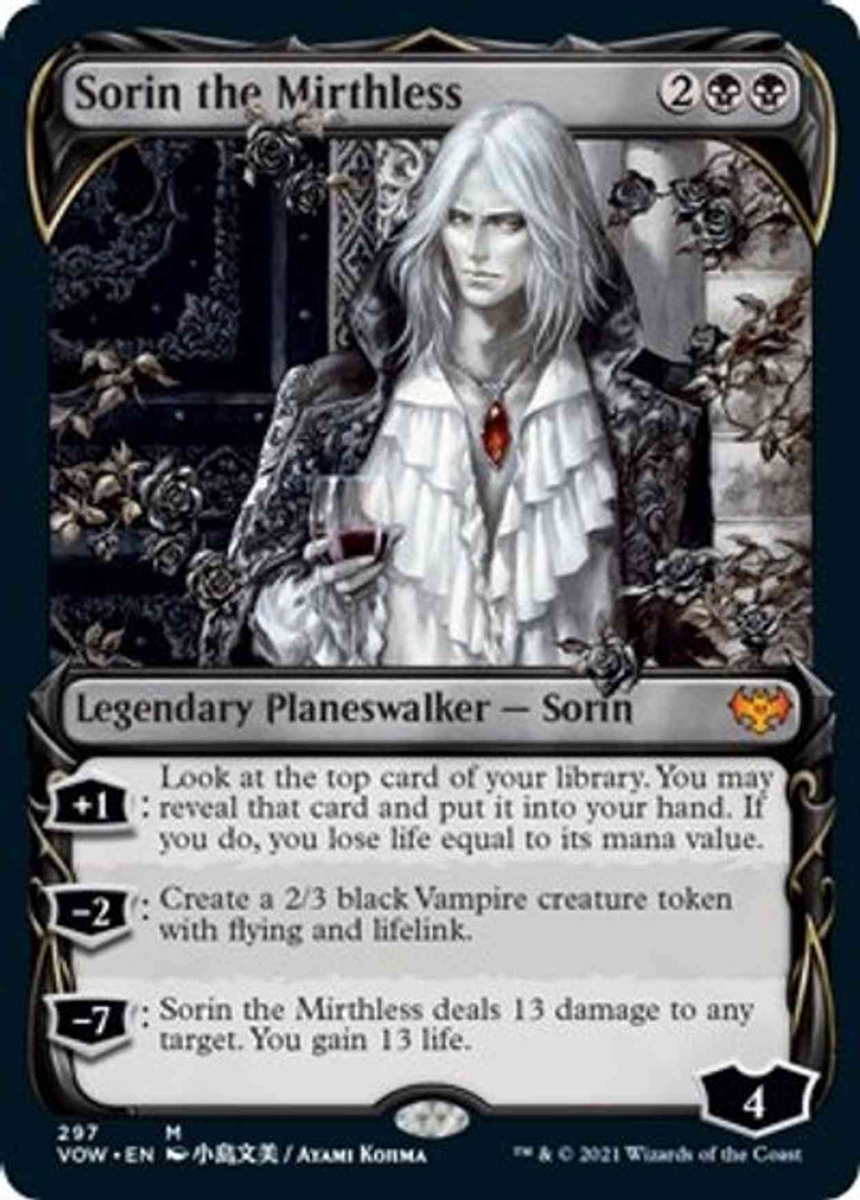 Sorin the Mirthless (Showcase) magic card front