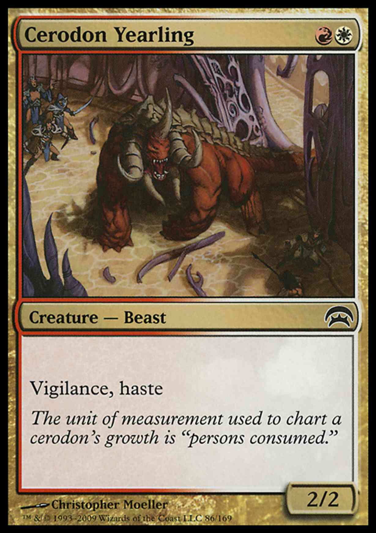 Cerodon Yearling magic card front