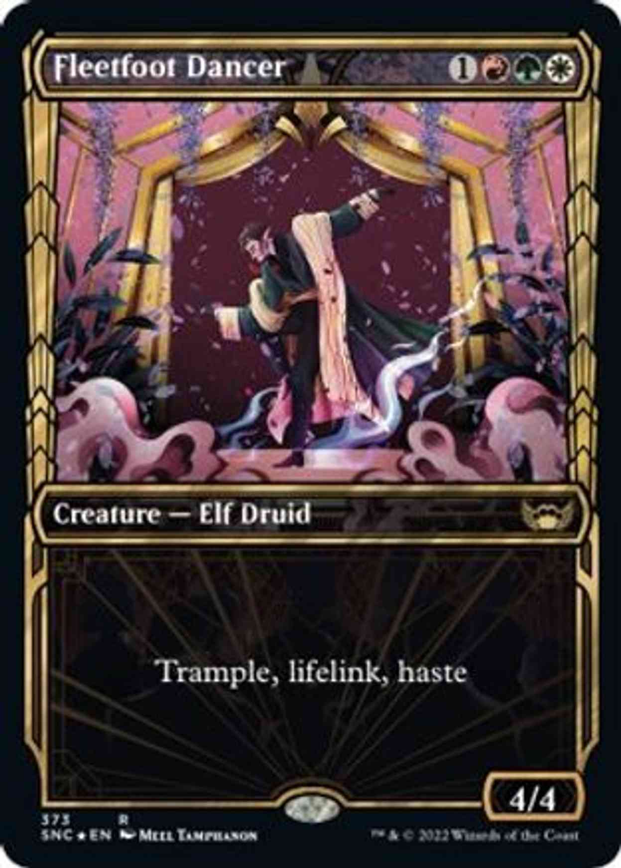Fleetfoot Dancer (Gilded Foil) magic card front