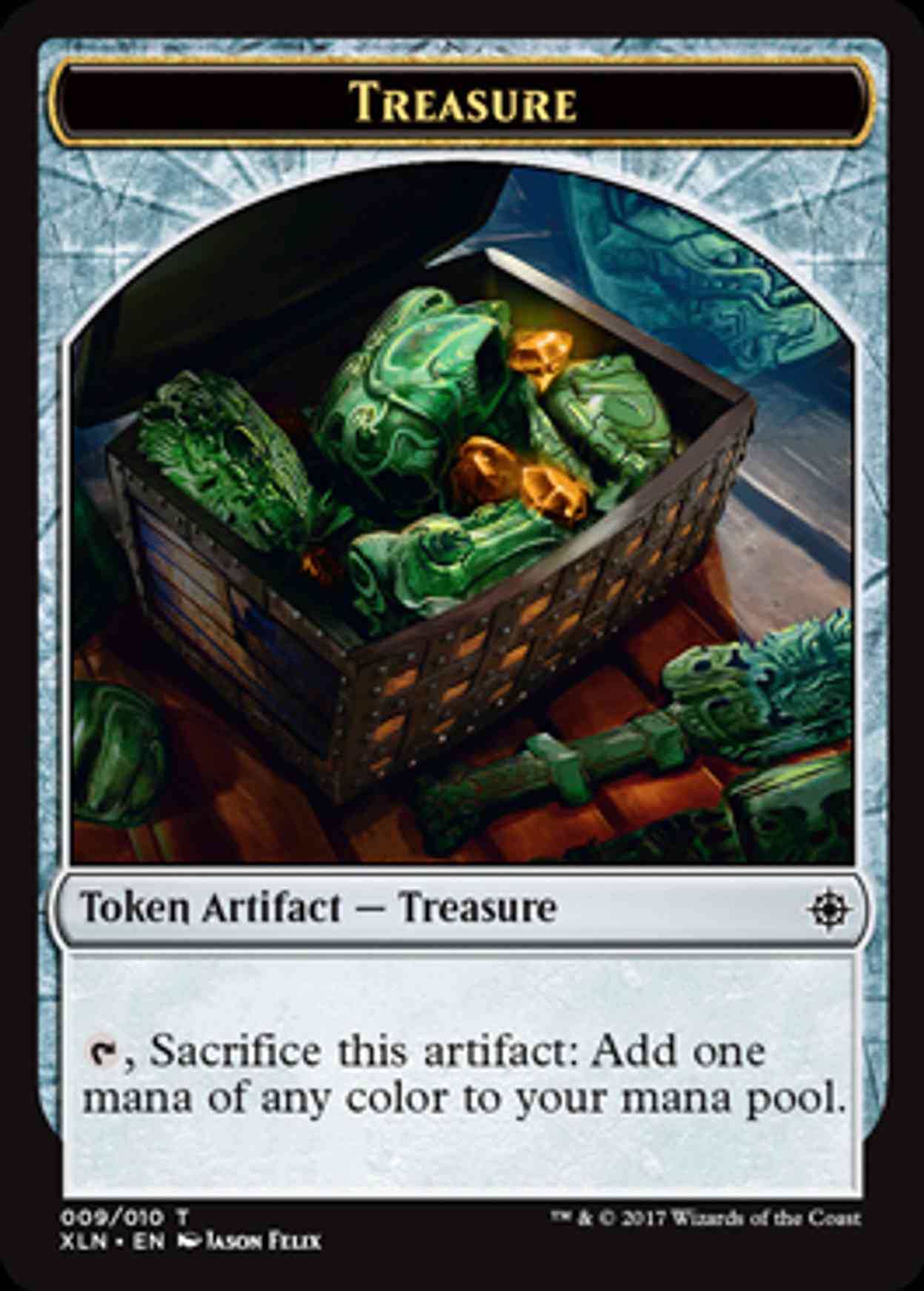Treasure Token (009) magic card front