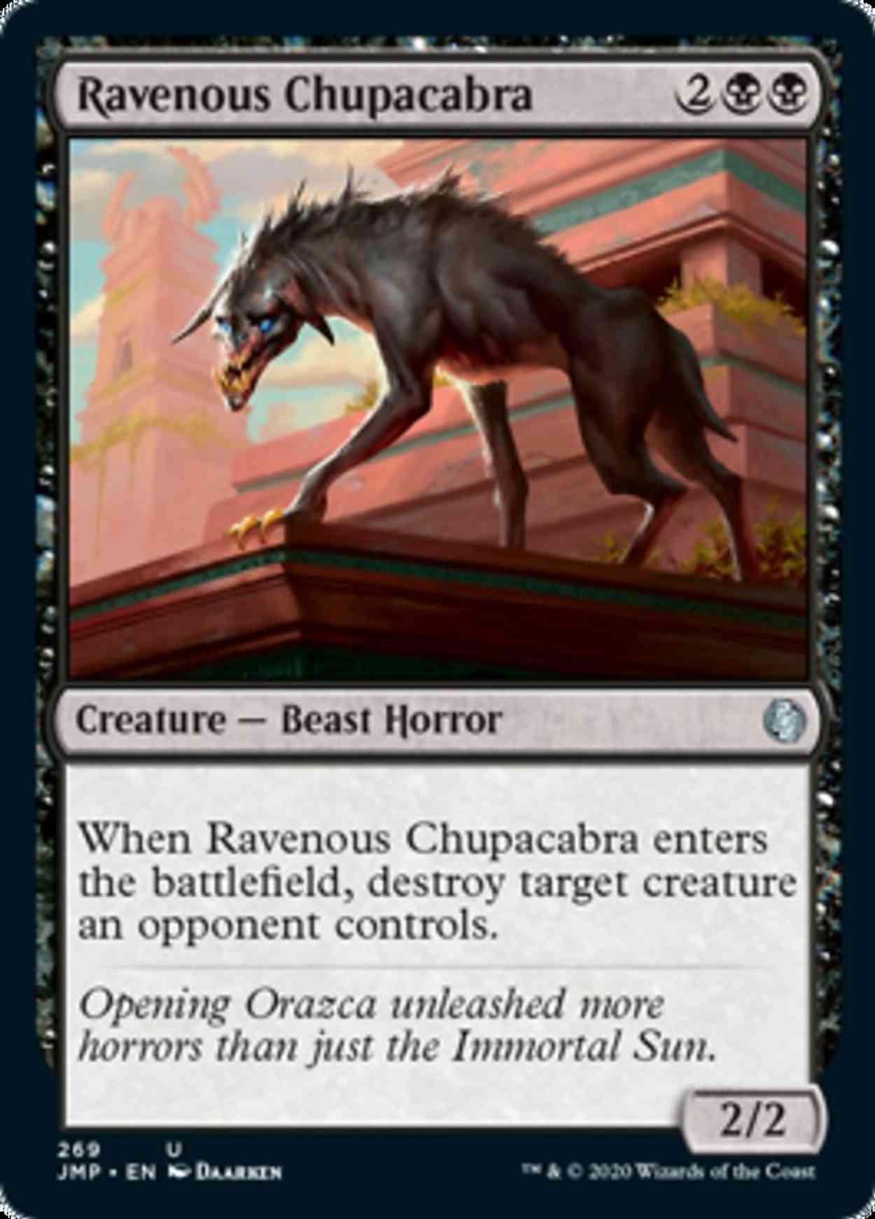 Ravenous Chupacabra magic card front