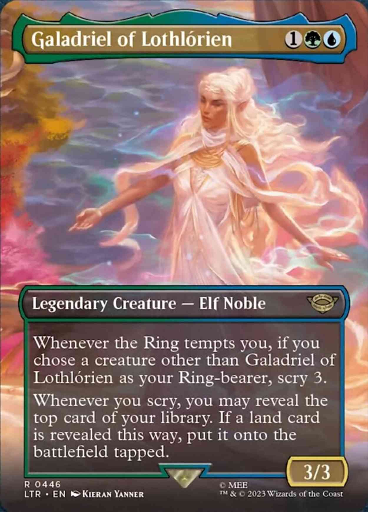 Galadriel of Lothlórien (Borderless) magic card front