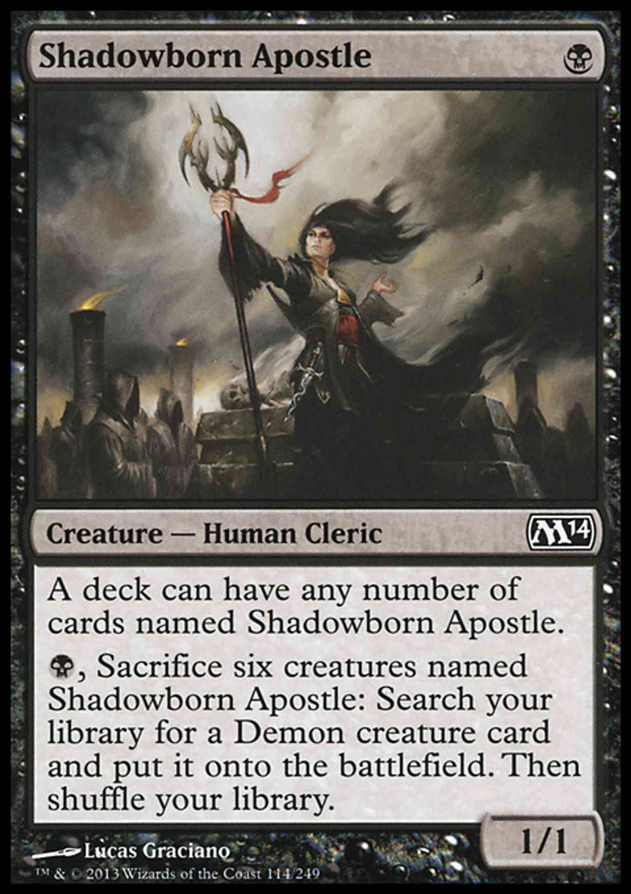 Shadowborn Apostle magic card front