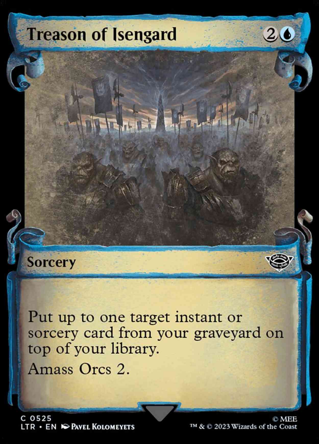 Treason of Isengard (Showcase Scrolls) magic card front