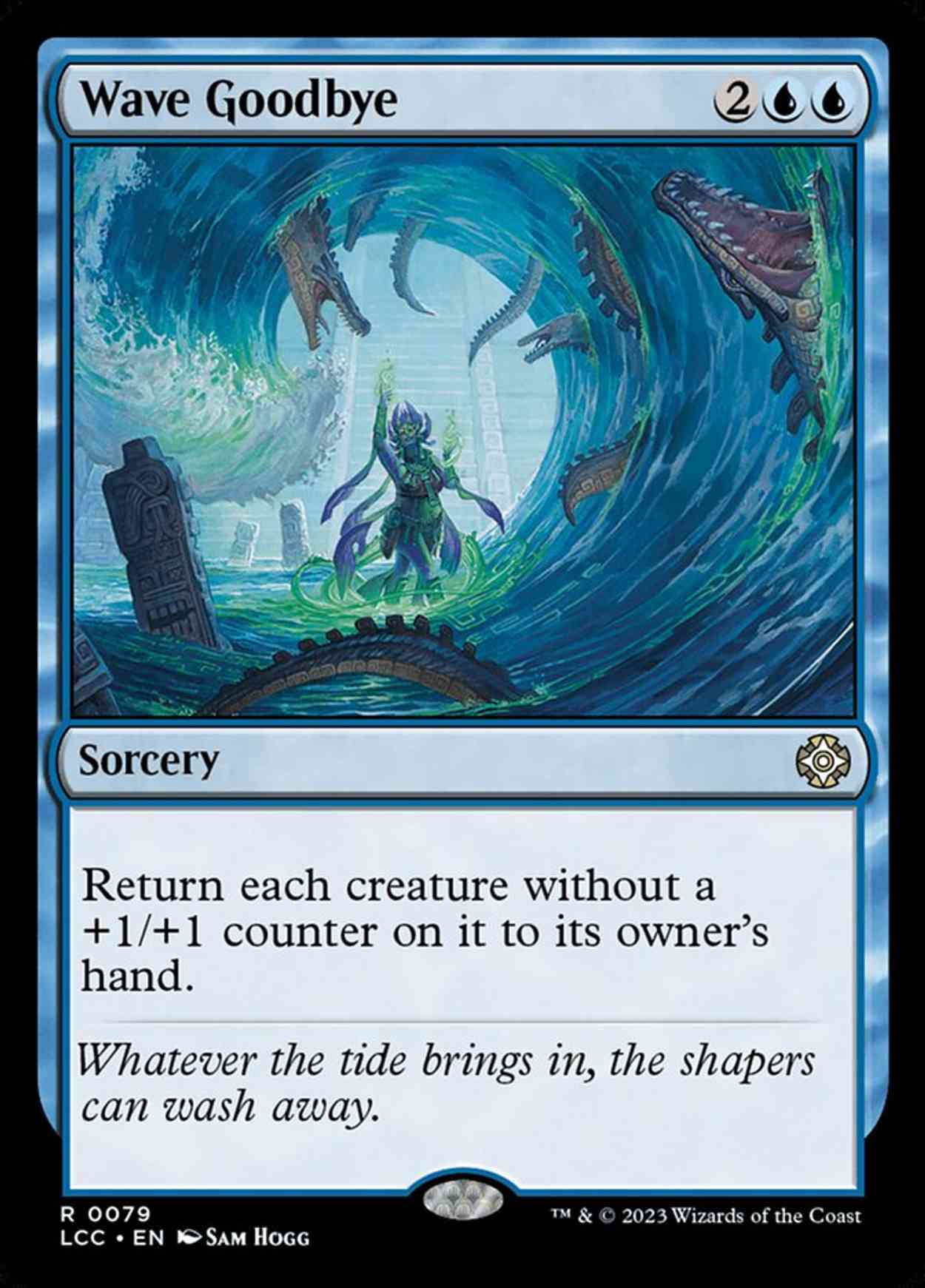 Wave Goodbye magic card front