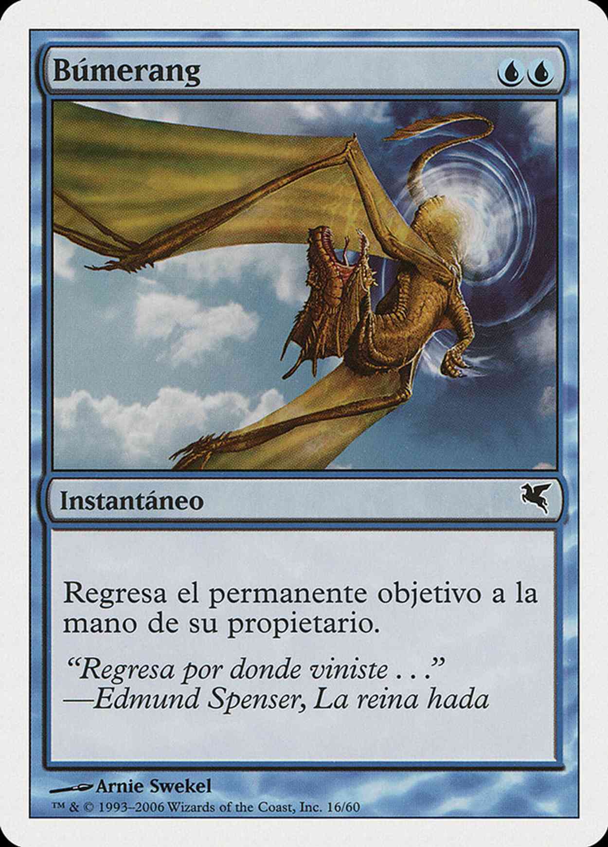 Boomerang (Retro Frame) magic card front