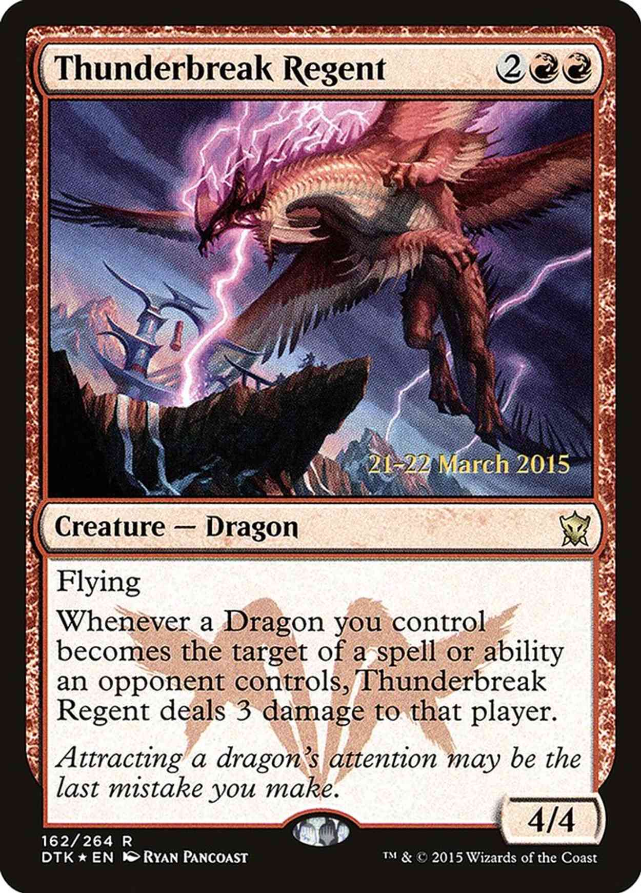 Thunderbreak Regent magic card front