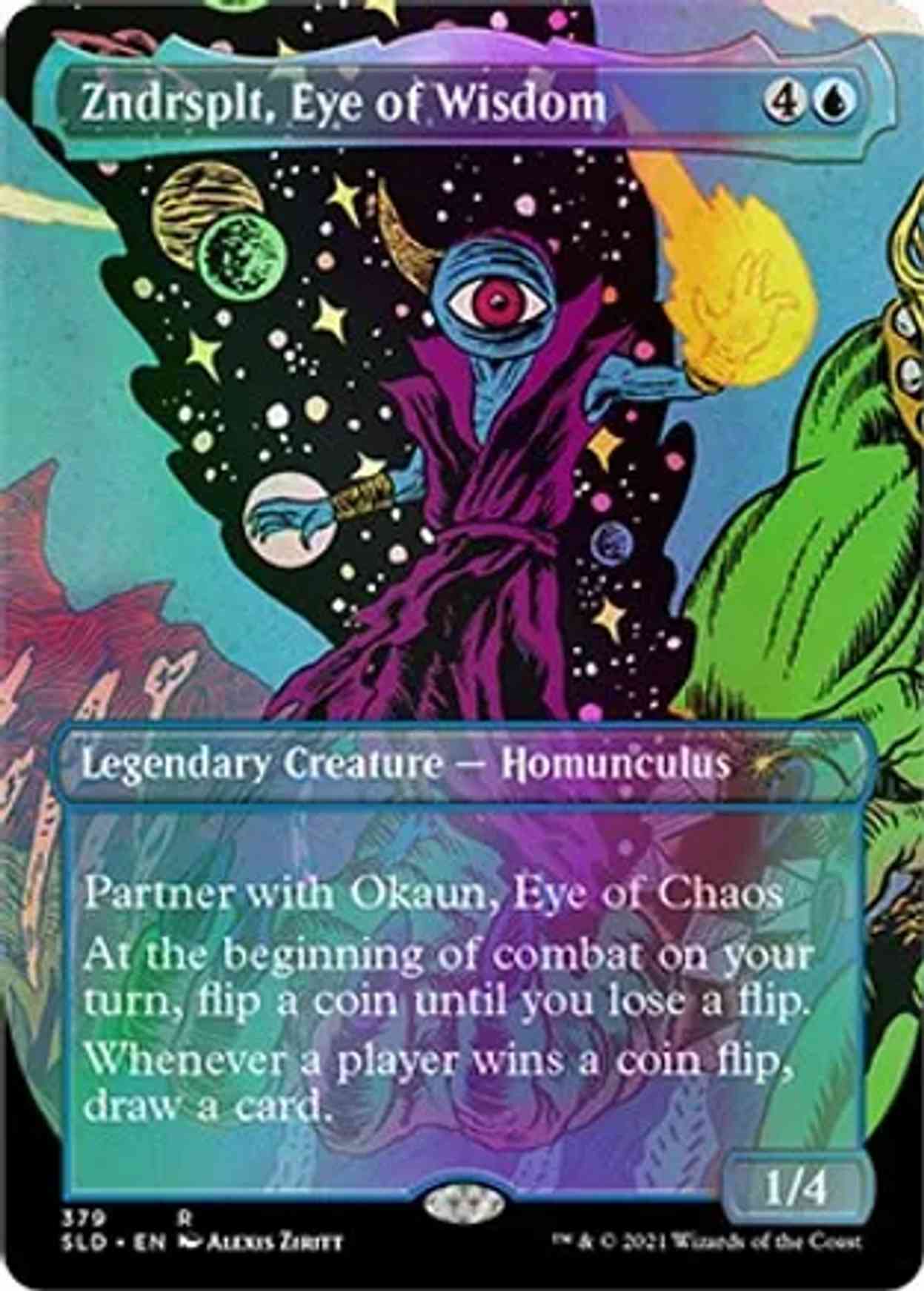 Zndrsplt, Eye of Wisdom magic card front