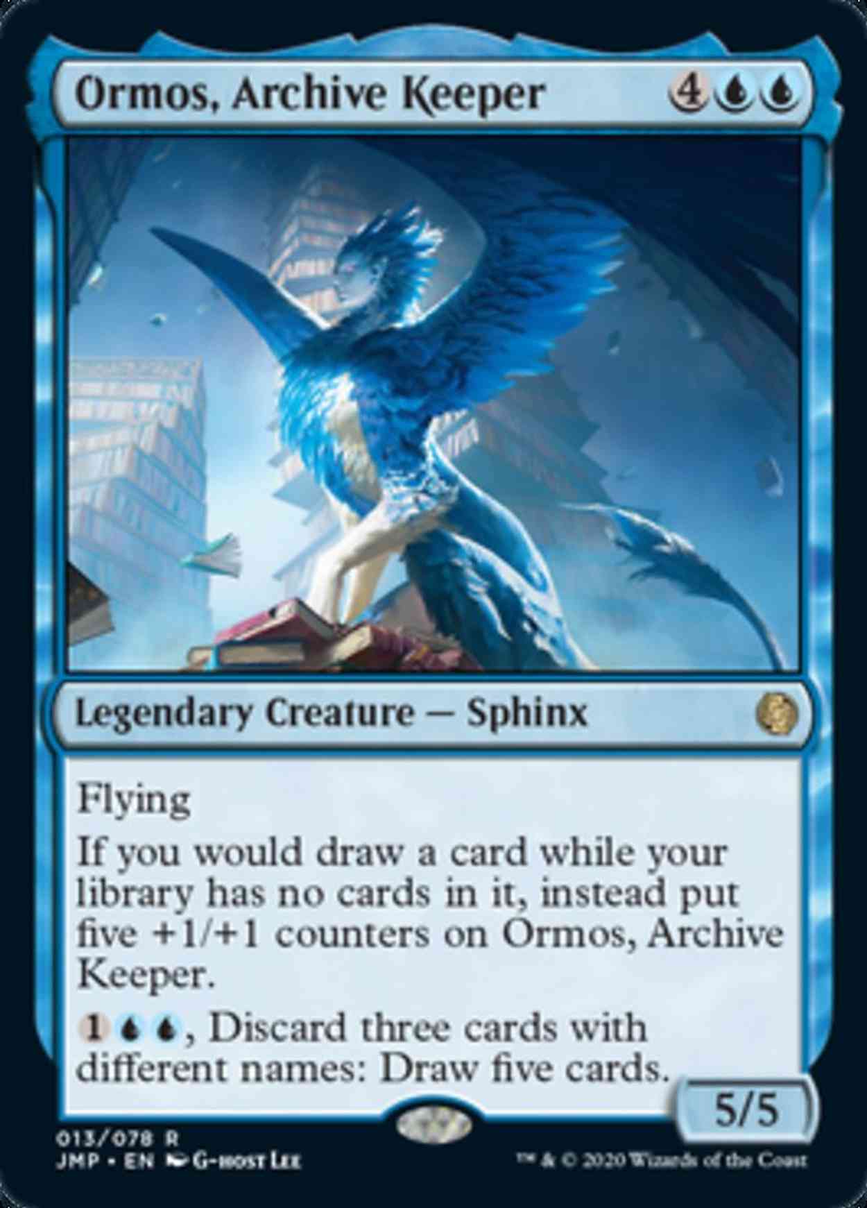 Ormos, Archive Keeper magic card front