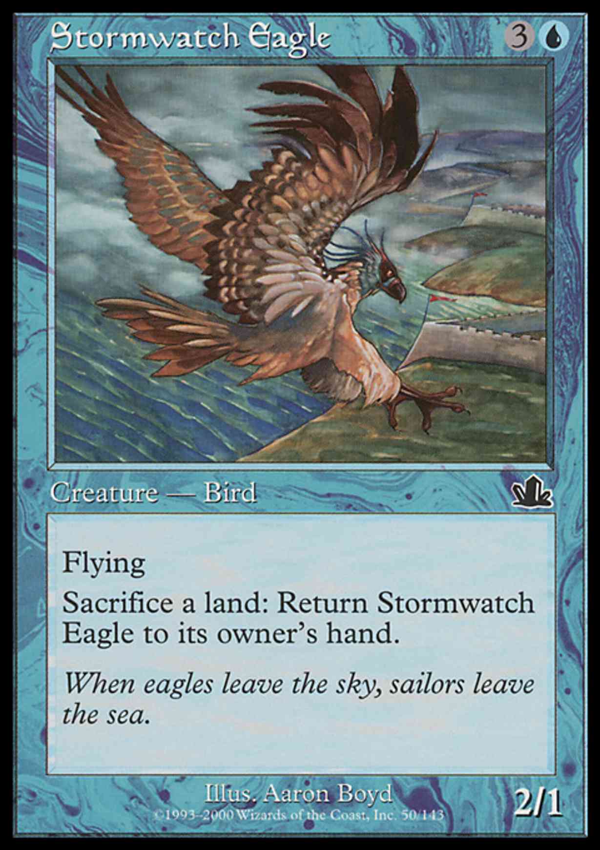 Stormwatch Eagle magic card front