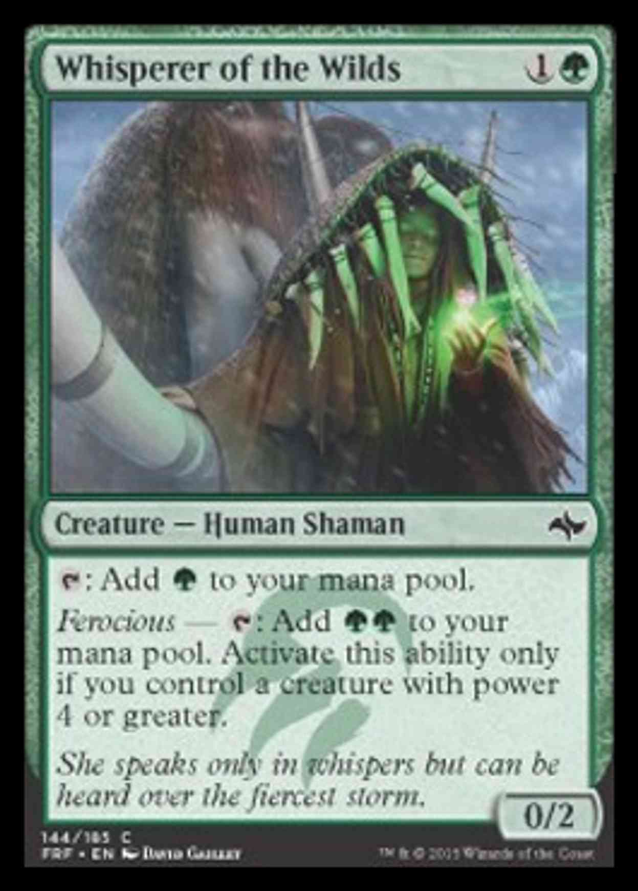 Whisperer of the Wilds magic card front