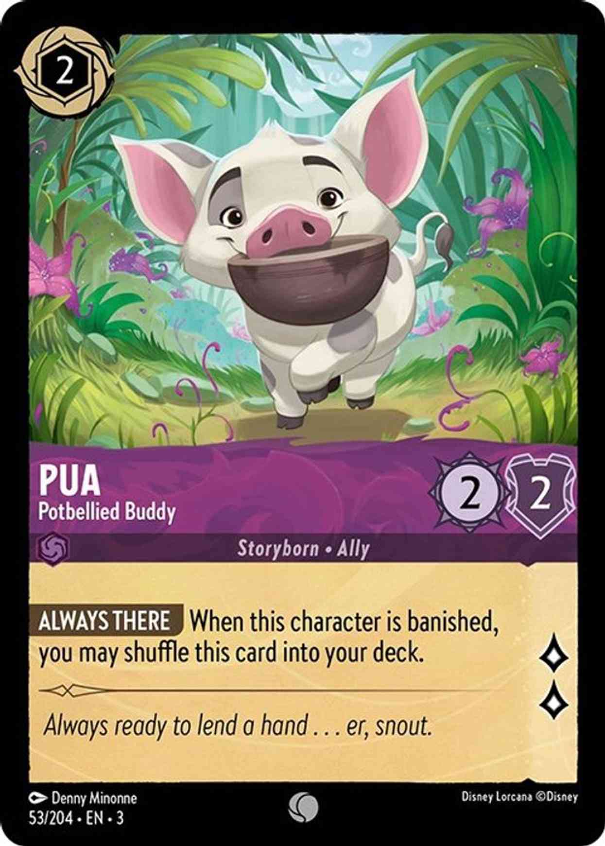 Pua - Potbellied Buddy magic card front