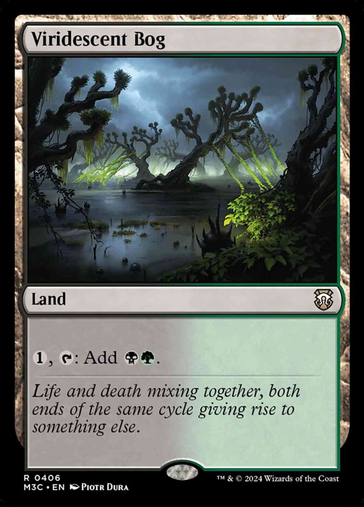 Viridescent Bog magic card front