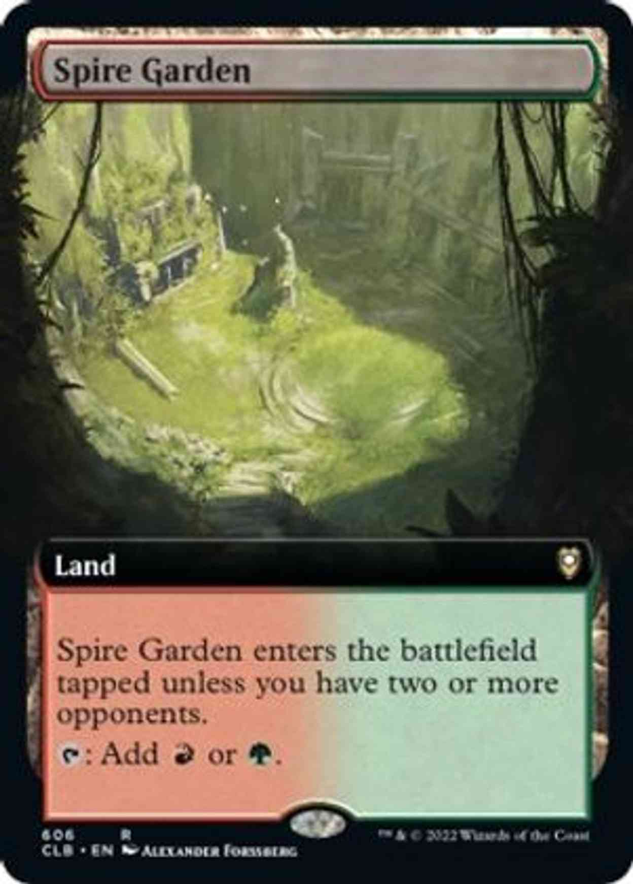 Spire Garden (Extended Art) magic card front