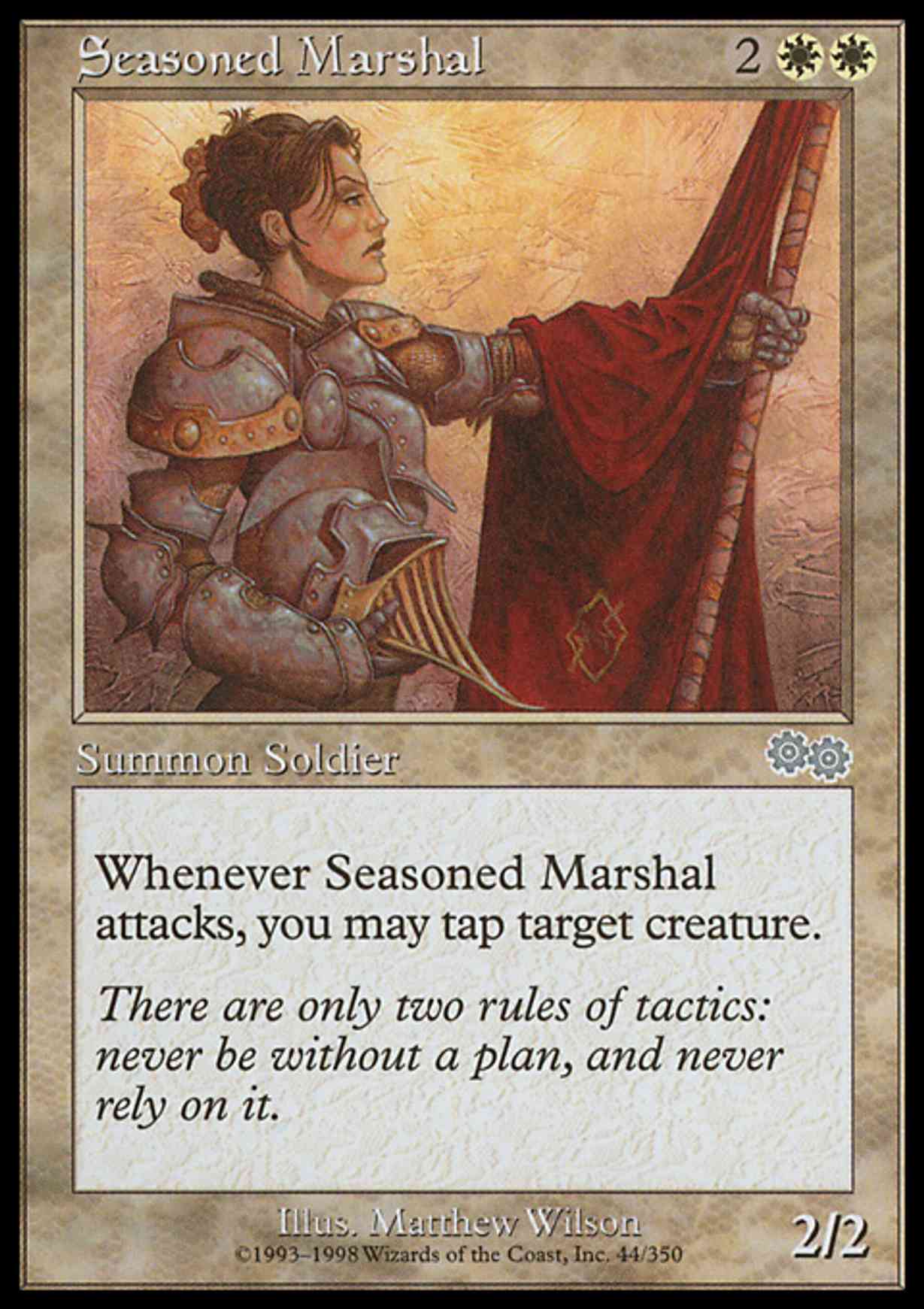 Seasoned Marshal magic card front
