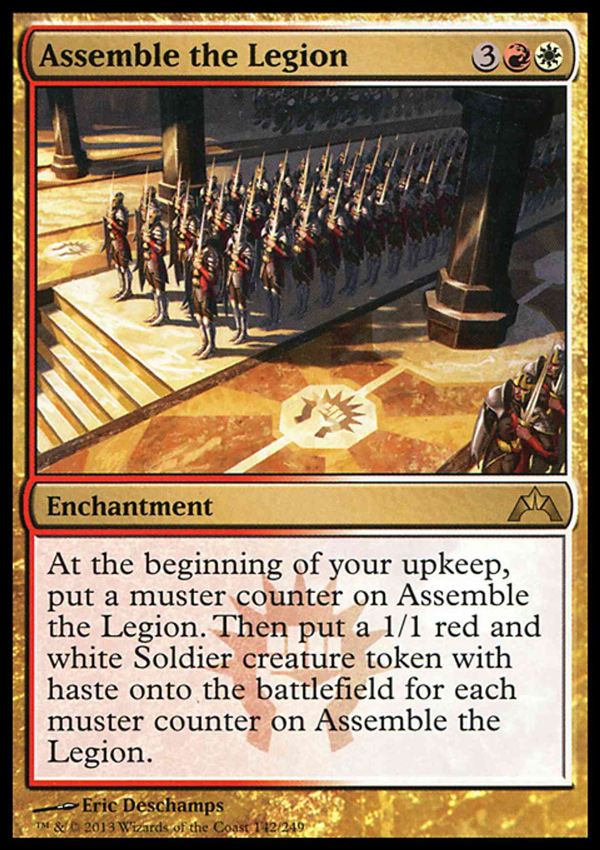 Assemble the Legion magic card front