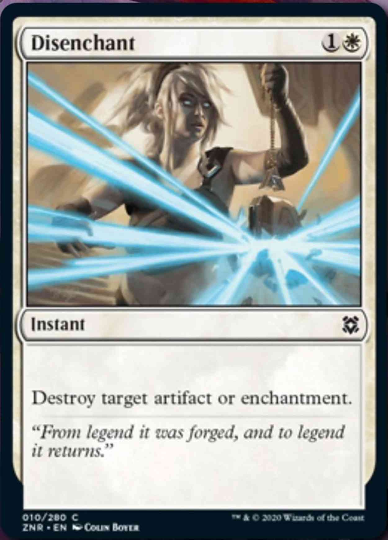 Disenchant magic card front