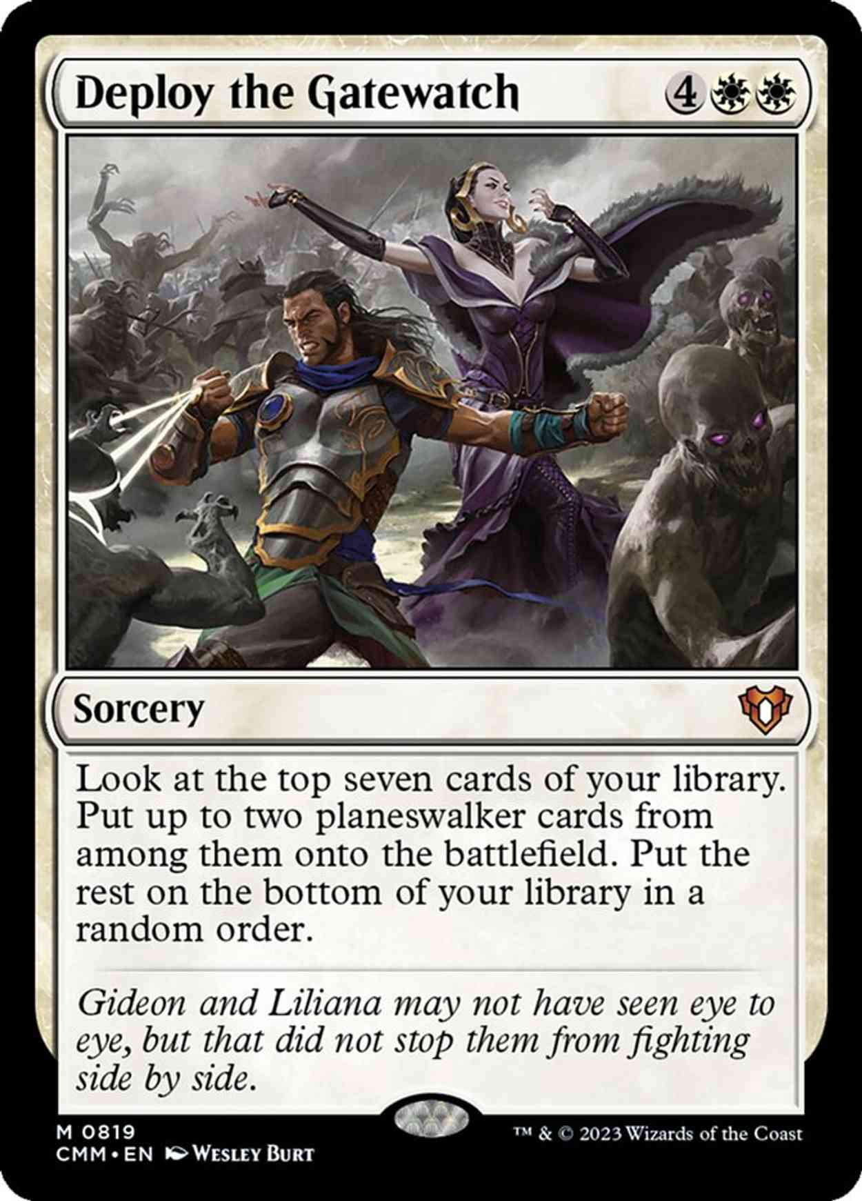 Deploy the Gatewatch magic card front